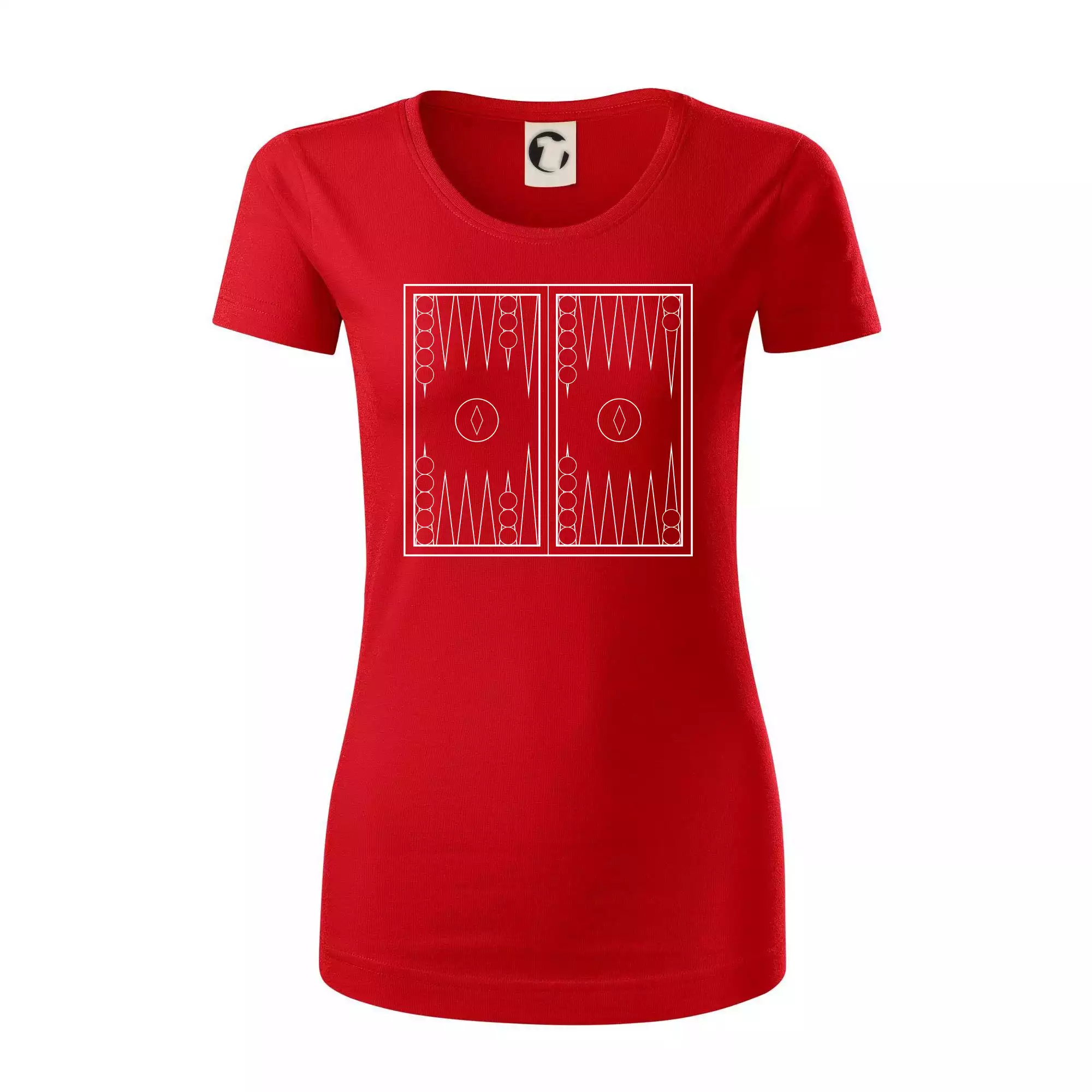 Backgammon černobílý