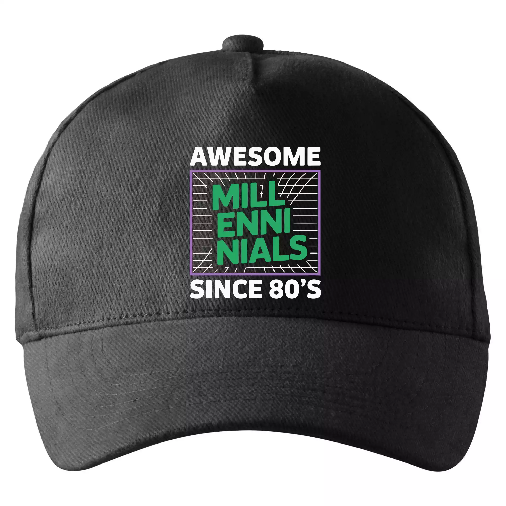 Generace Y - Zelený Awesome Millennials Since 80's