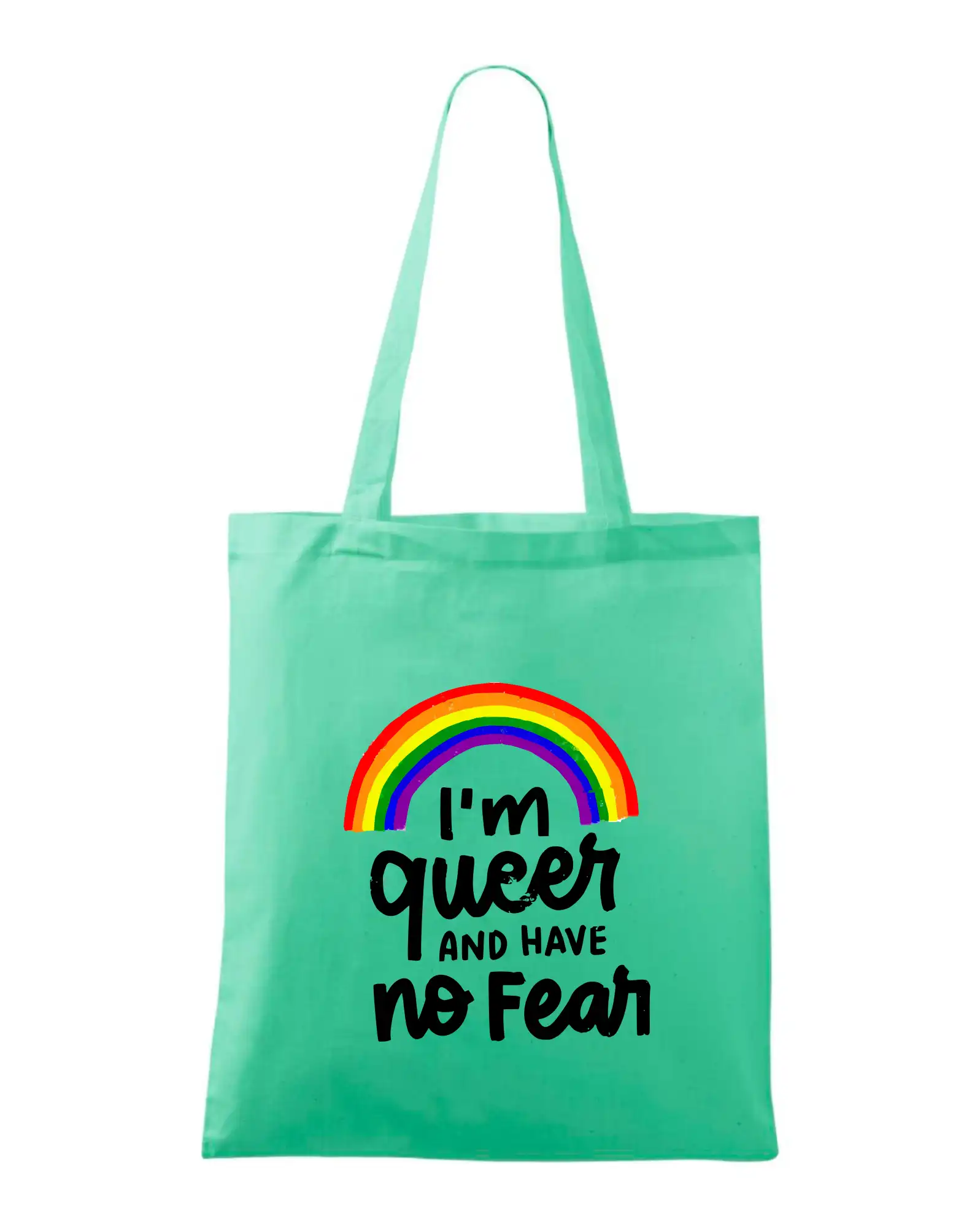 Tričká pre LGBT a Queer komunitu - Im queer and have no fear - Taška bavlnená