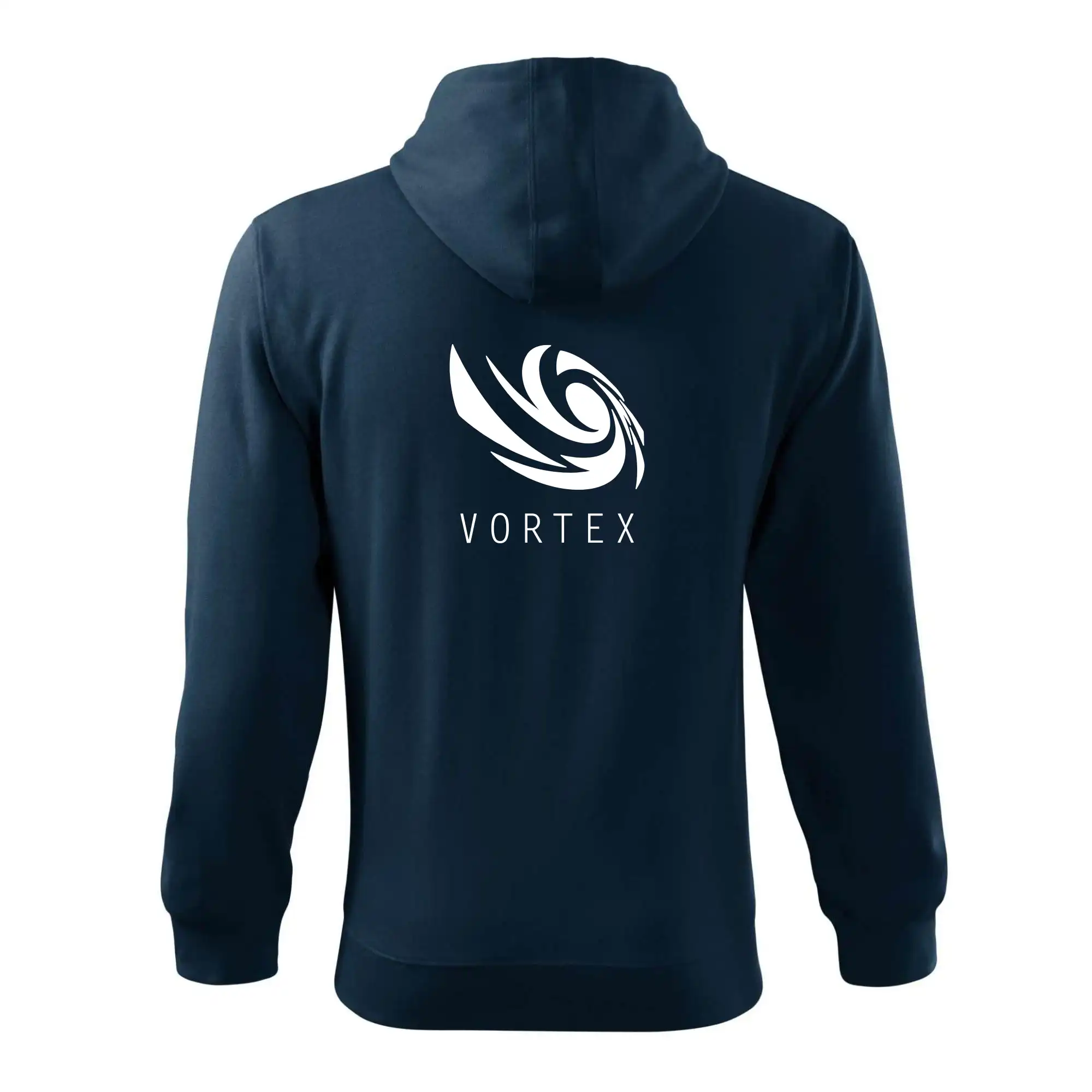 Tričká, mikiny a šiltovky pre Youtubery - Vortex logo jednofarebné - Mikina s kapucňou na zips trendy zipper