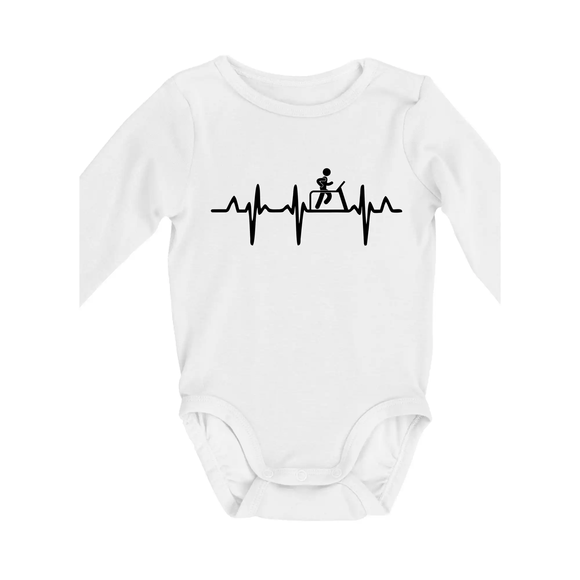 Ostatné športy - EKG bežecký pás - Body dojčenské s dlhým rukávom