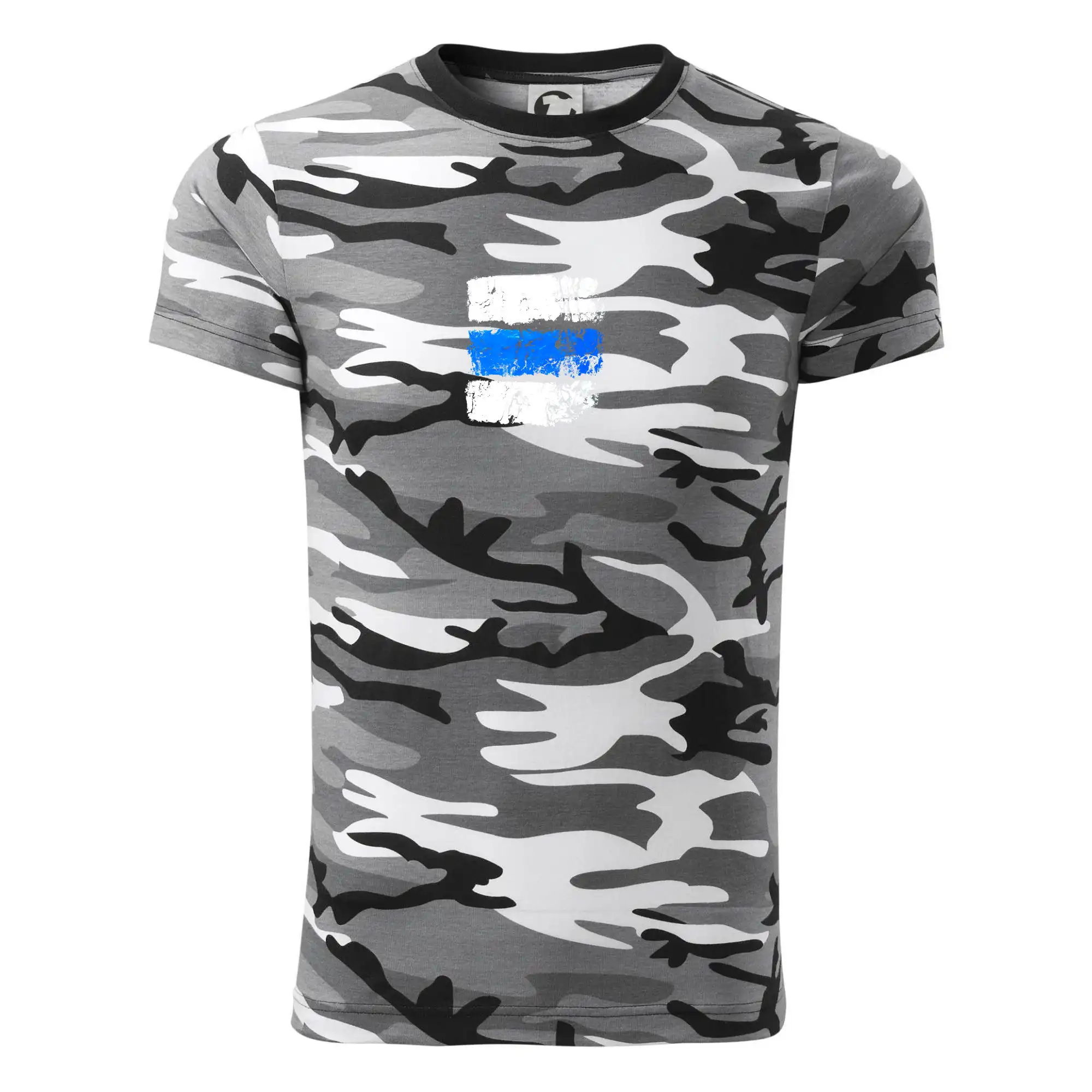 Trička pre cestovateľov - Turistická značka - modrá - Army CAMOUFLAGE
