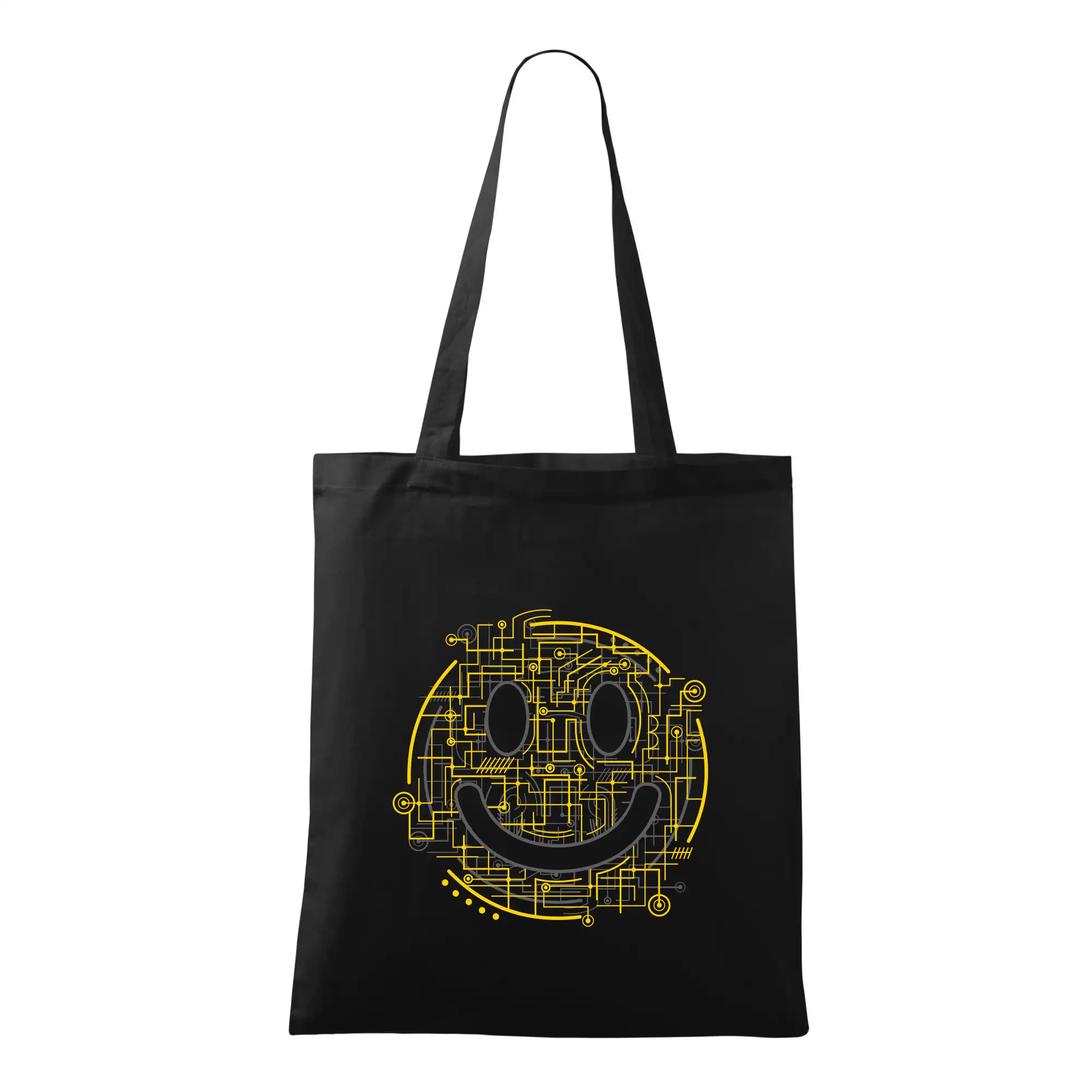 Grafické tričká - Electric Smiley - Taška bavlnená