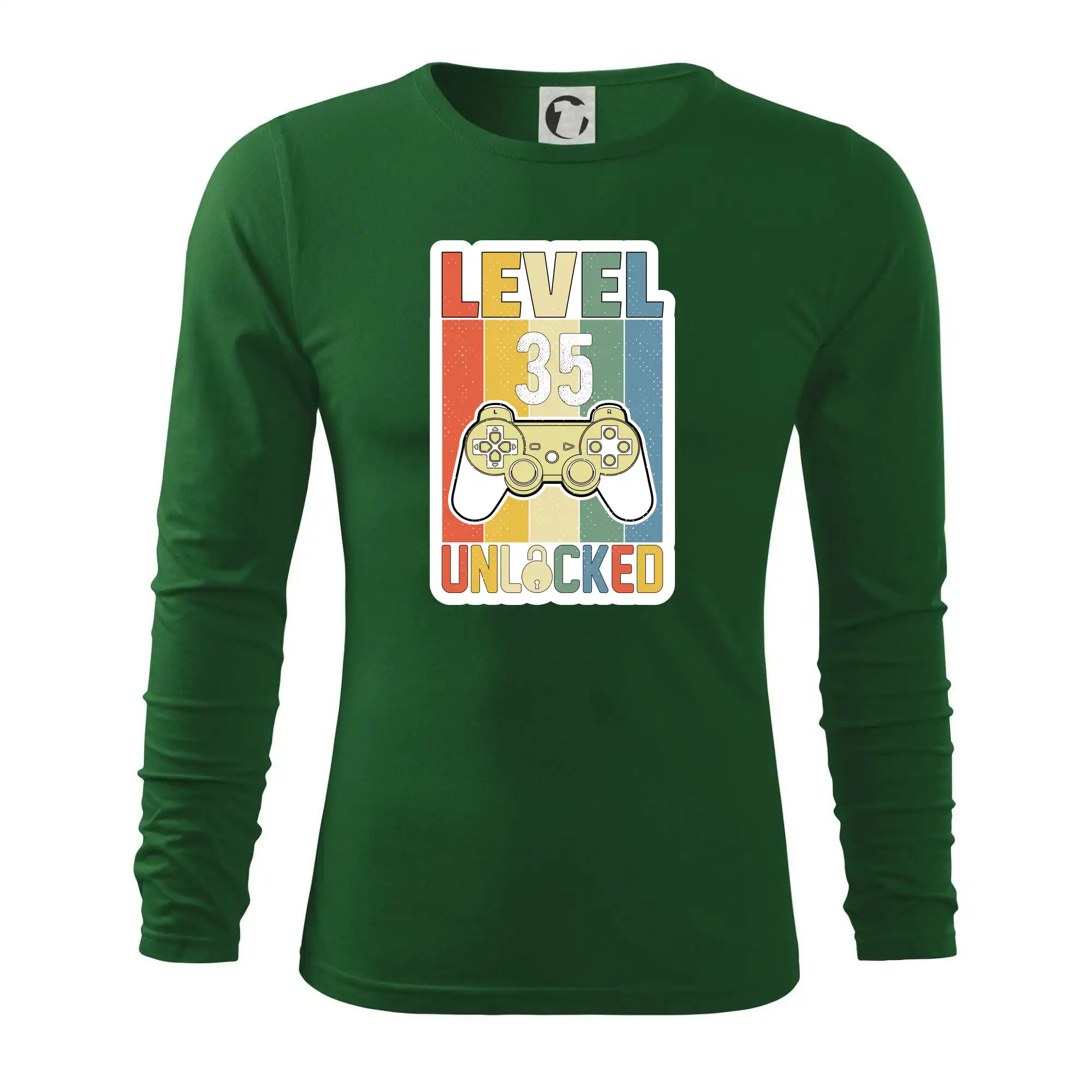 Tričká k narodeninám - Gaming narodeniny 35 - Tričko s dlhým rukávom FIT-T long sleeve