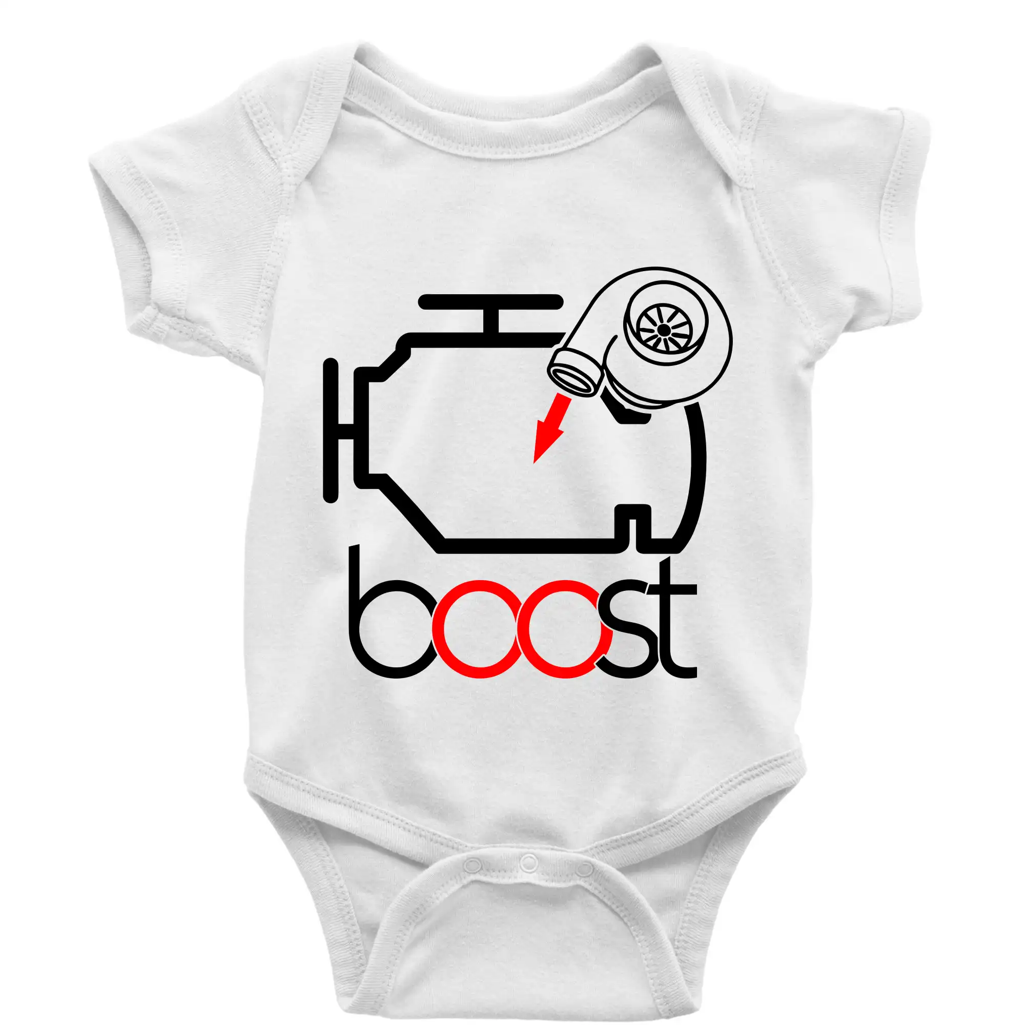 Auto tričká - Boost - Body dojčenské s krátkym rukávom