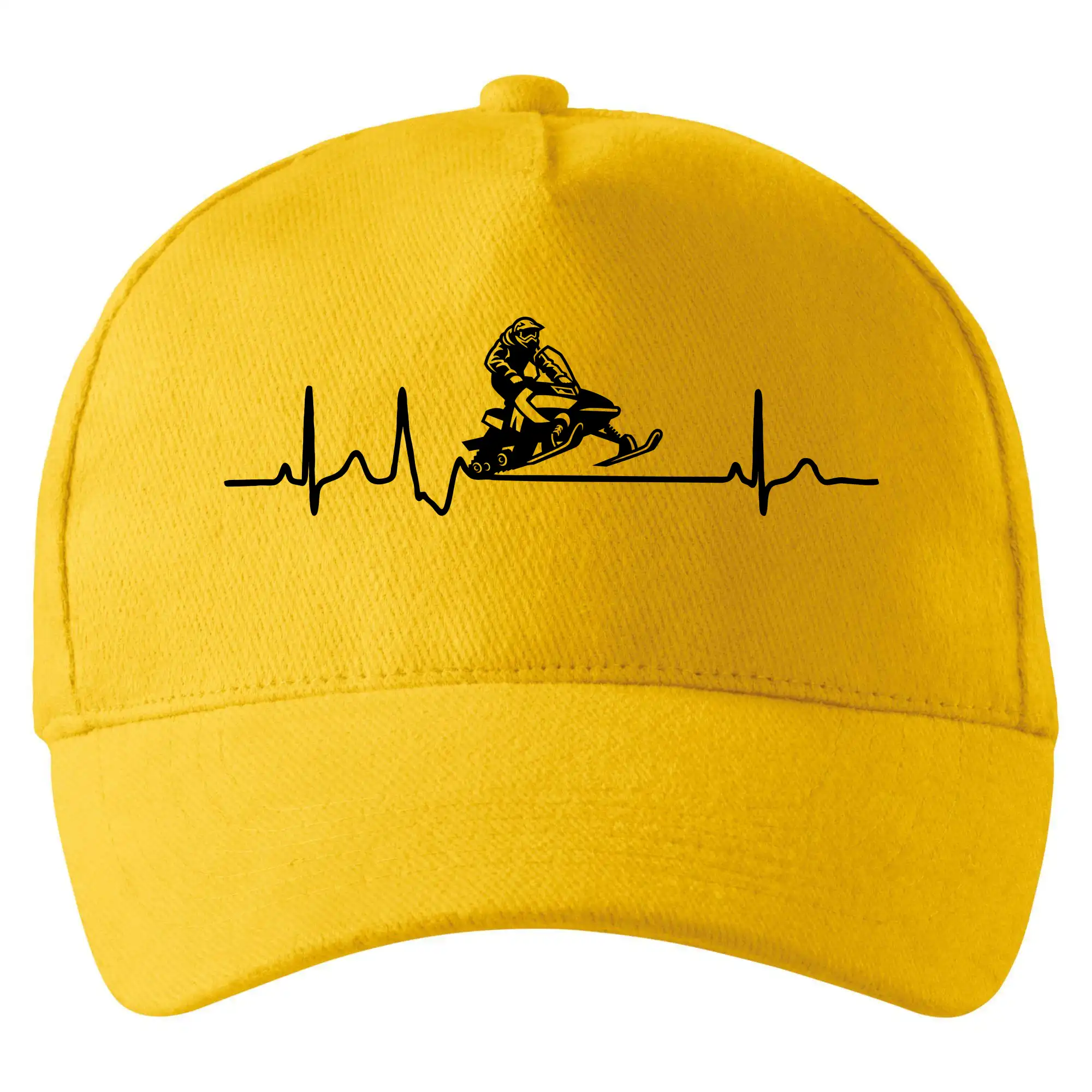 Lyže a Snowboard - EKG snežný skúter - Šiltovka so zahnutým šiltom a mosaznou sponou