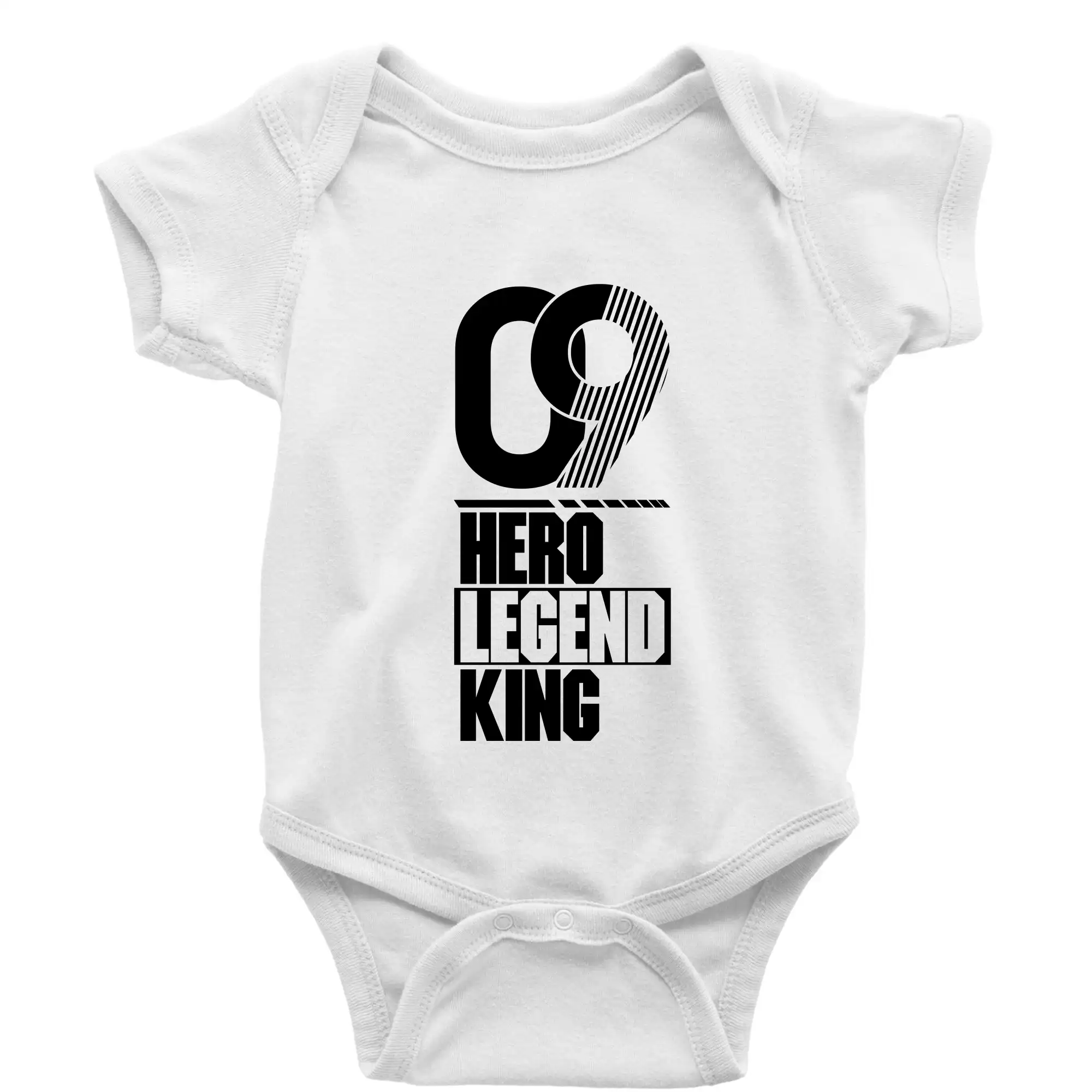 Narodeninové tričká pre hrdinov - Hero, Legend, King/Queen 2009 - Body dojčenské s krátkym rukávom