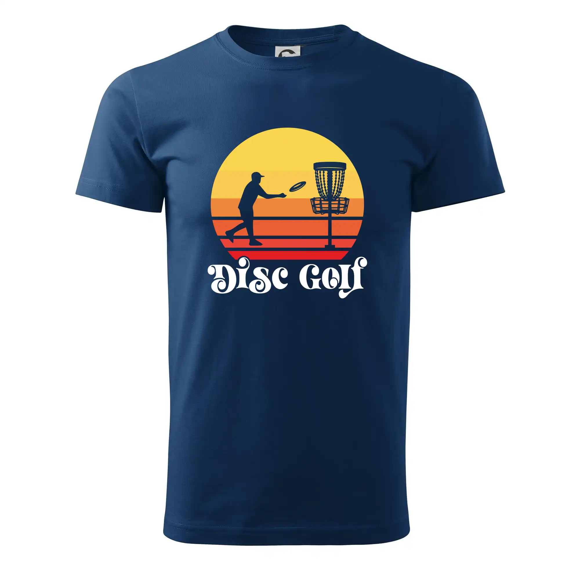 Disc golf postava vintage - Pánske tričko nižšej gramáže
