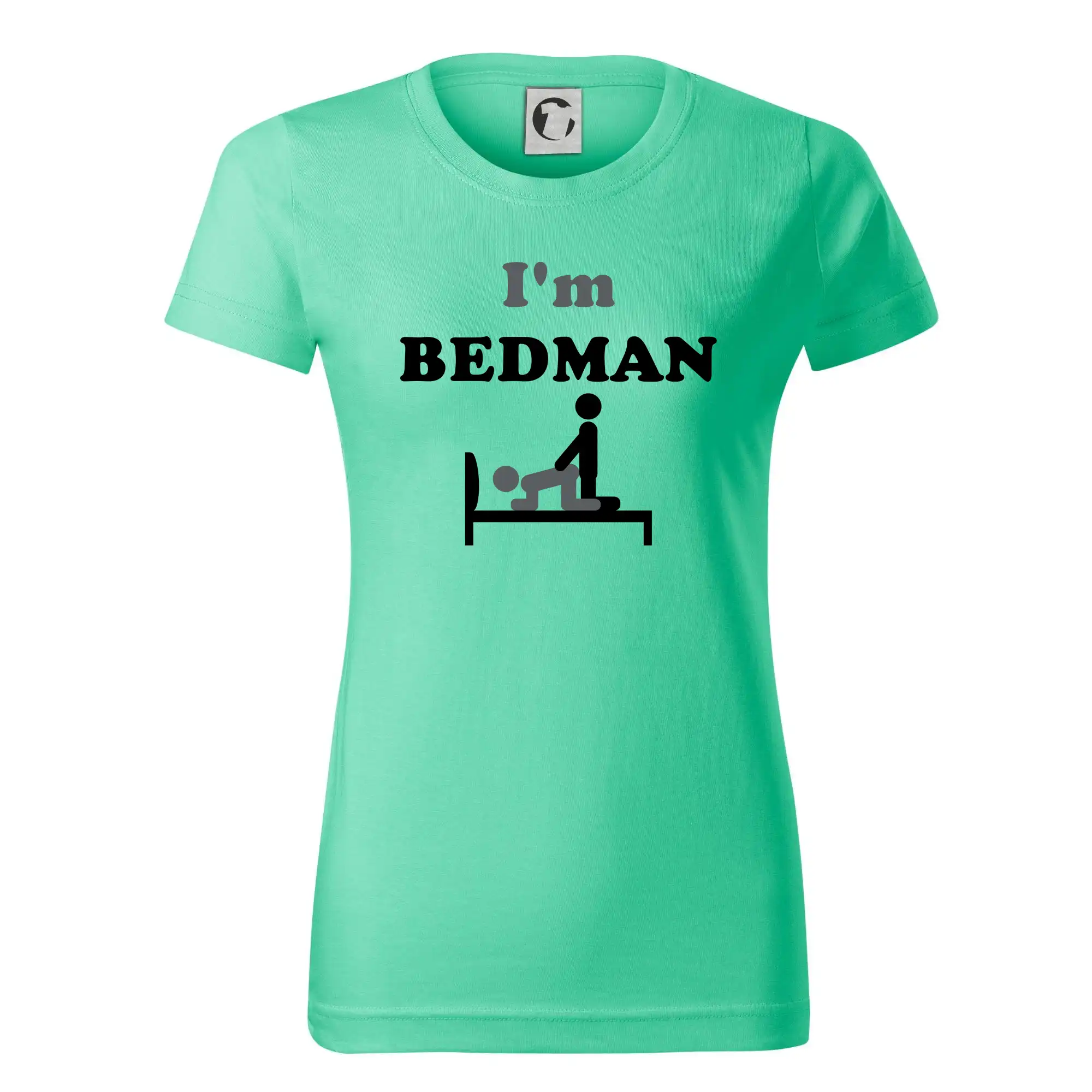 Sexy tričká - I am Bedman (Hana-creative) - Dámske tričko basic - ľahko voľnejšie a dlhšie
