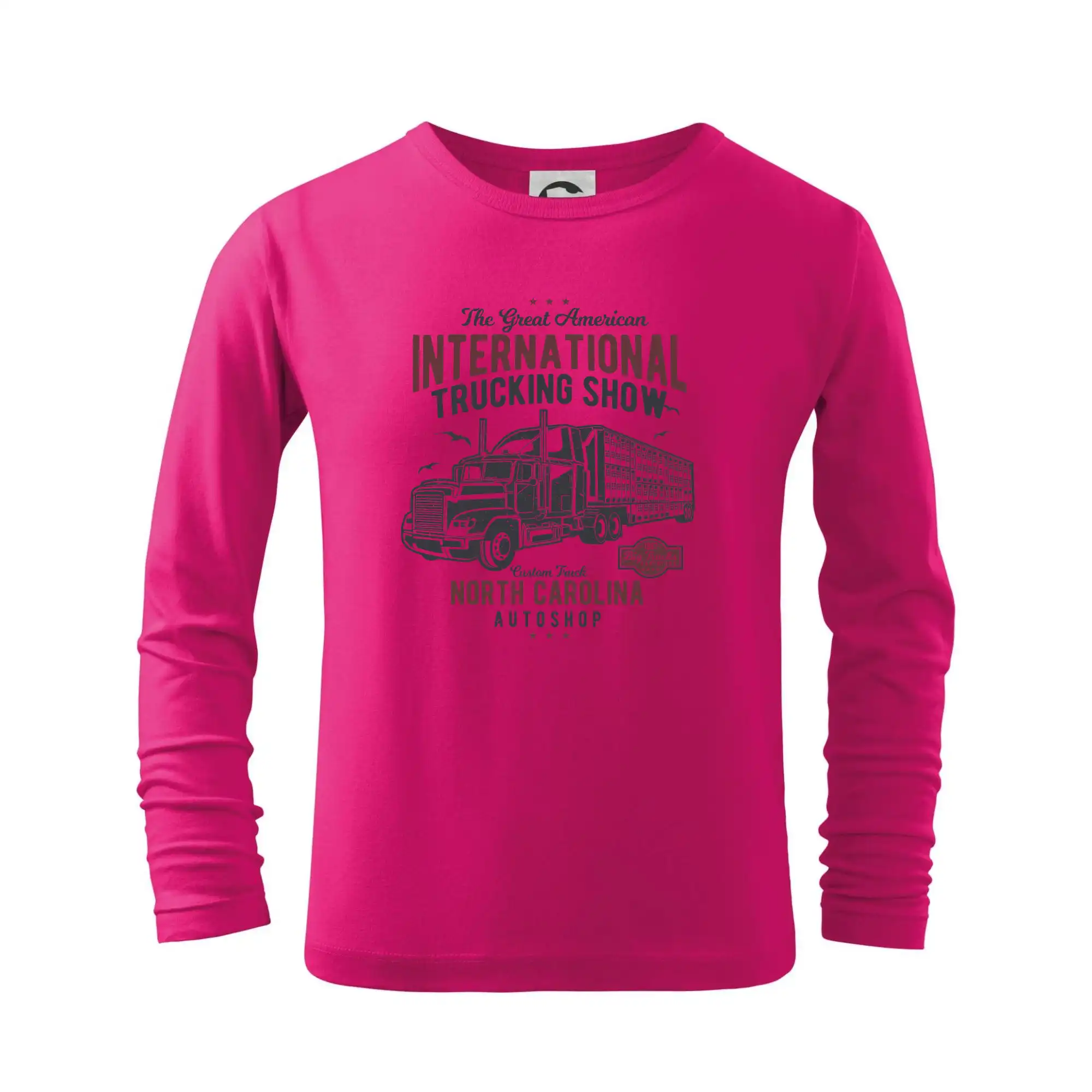 Tričká s kamionmi a nákladiakmi - Big Truck 1 - Tričko detské Long Sleeve