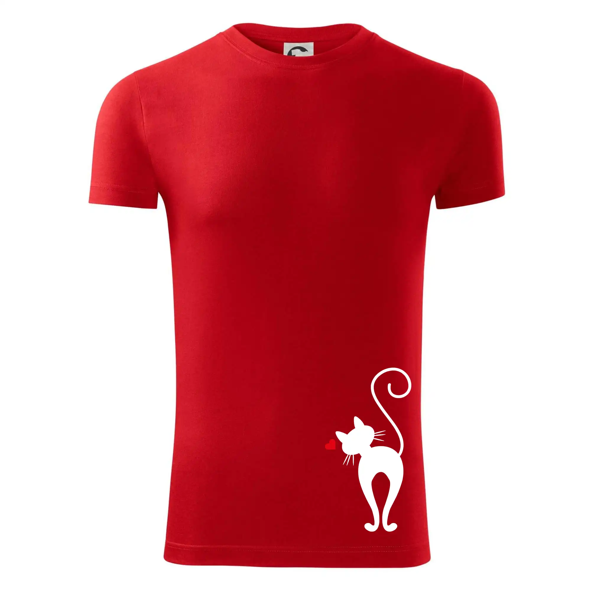 Zamilovaná kočka zezadu