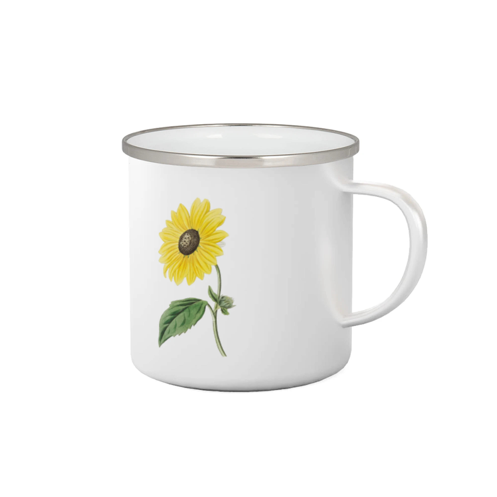 Slunečnice otočená