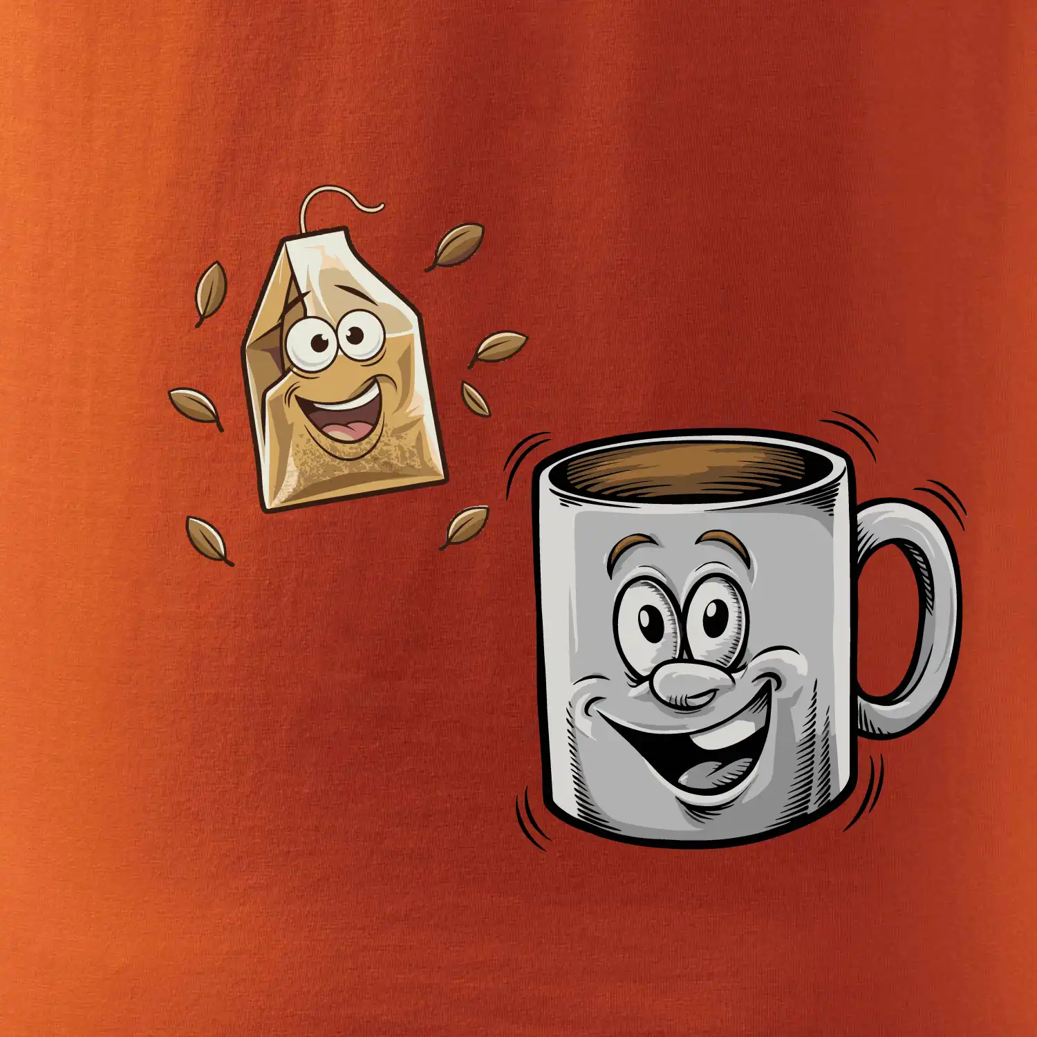 Parové triko - Hrnek a čaj