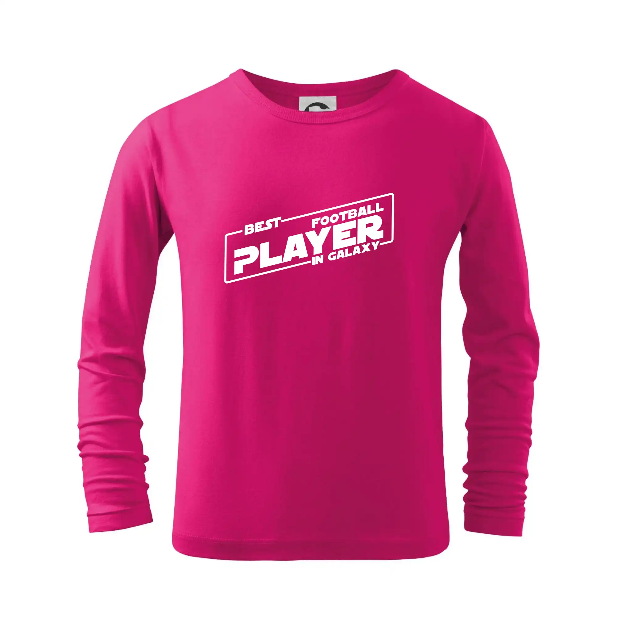 Tričká pre futbalistov - Best football player in galaxy - Tričko detské Long Sleeve