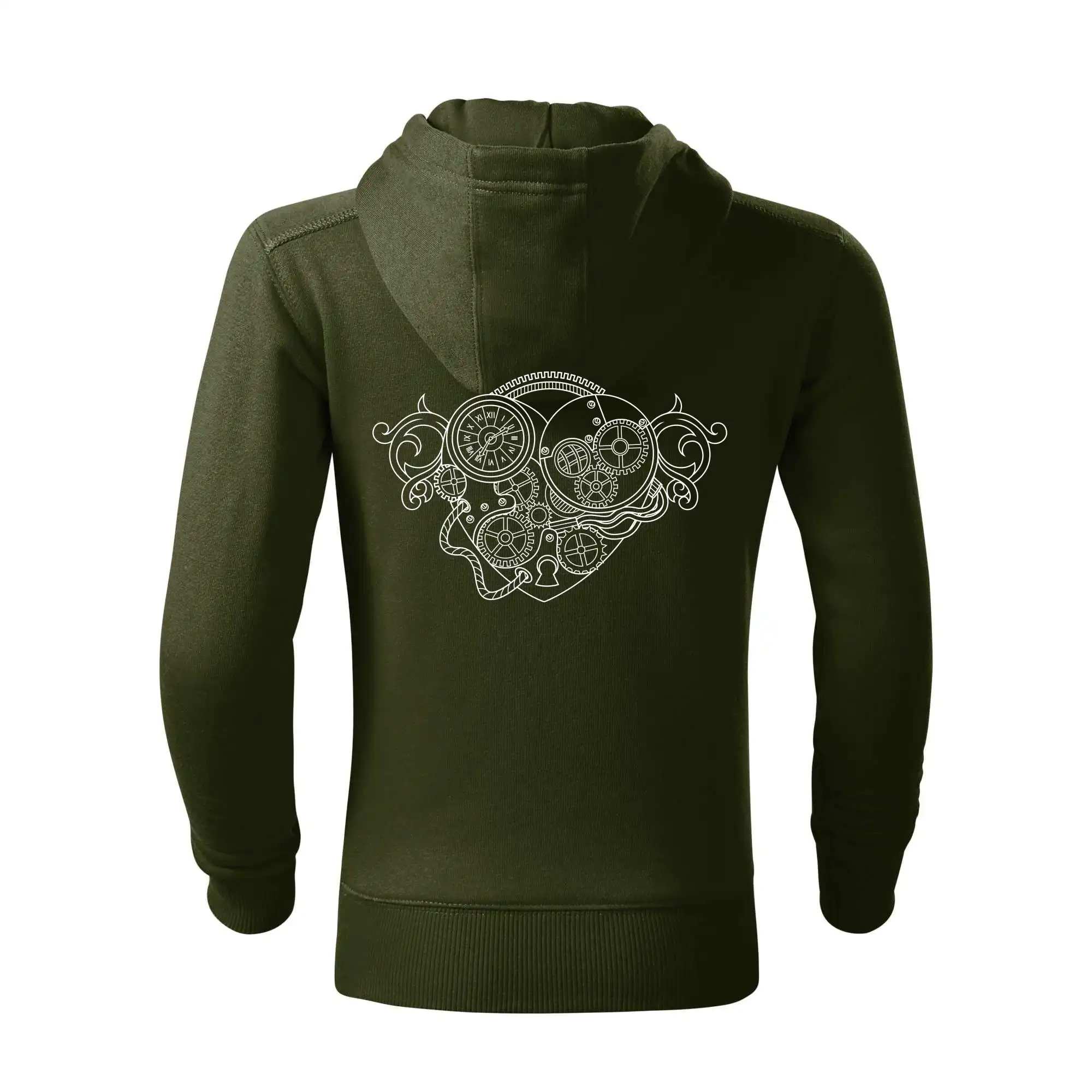Steampunk srdce kreslené