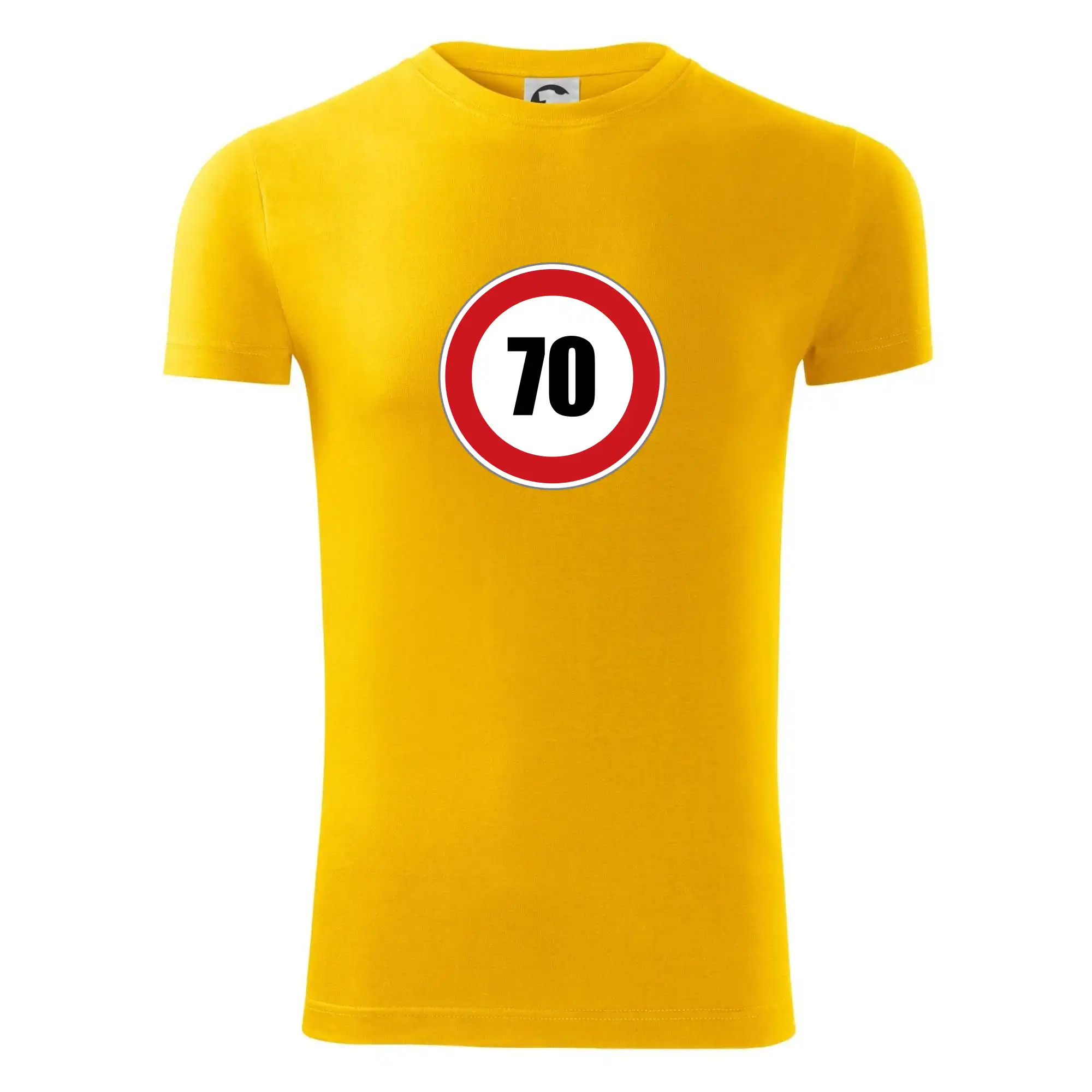 Dopravní značka - omezení rychlosti 70
