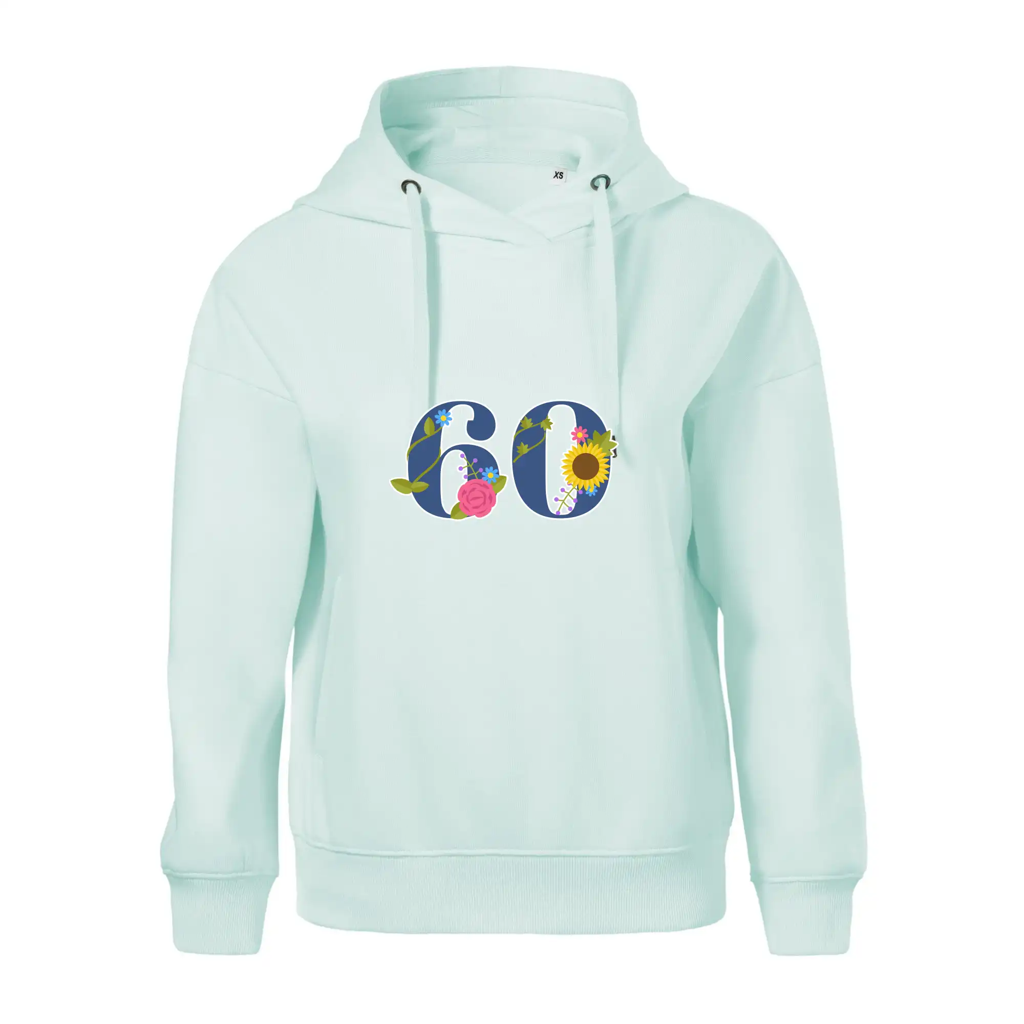 Květinové číslo kreslené - 60