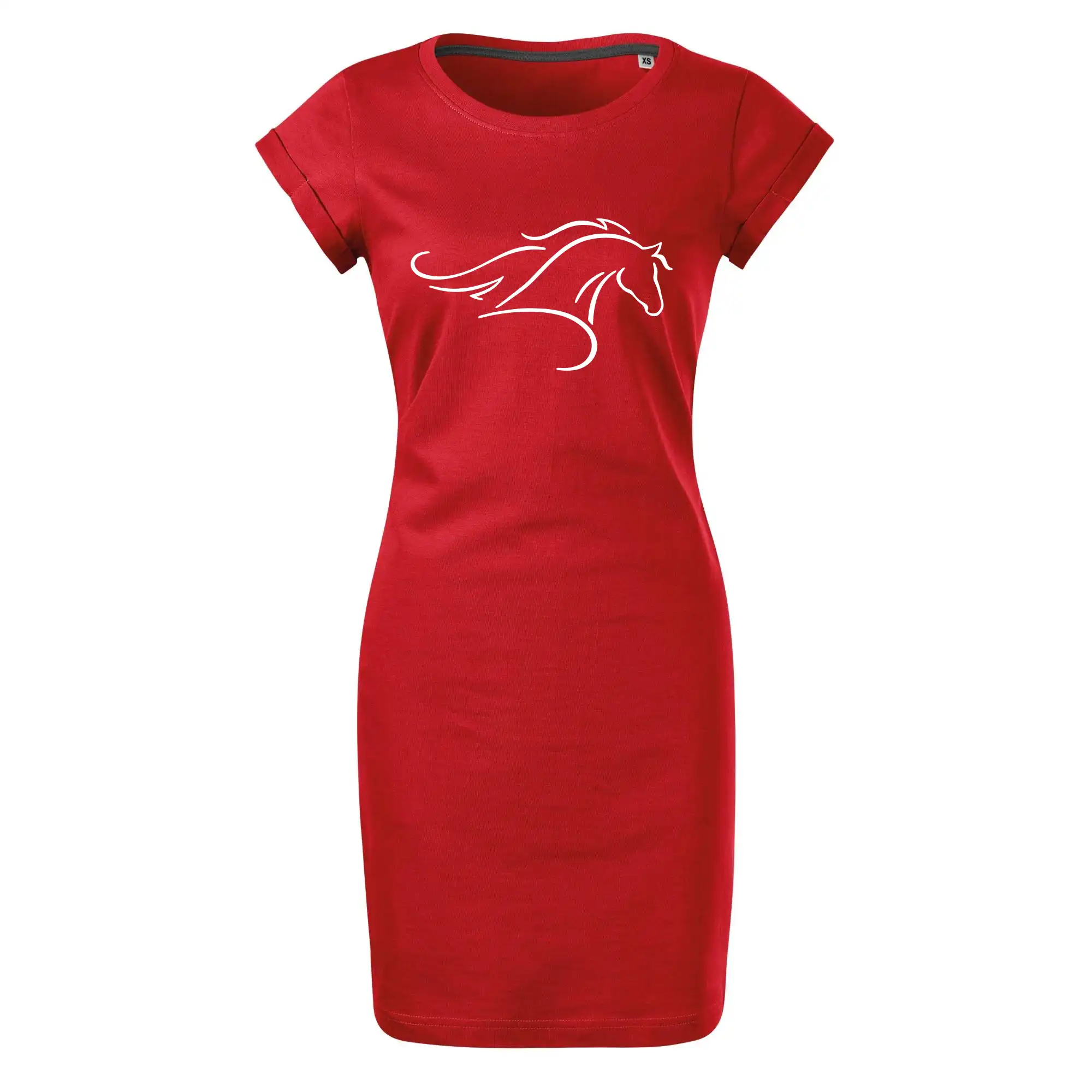 Kůň - bežící silueta hlavy