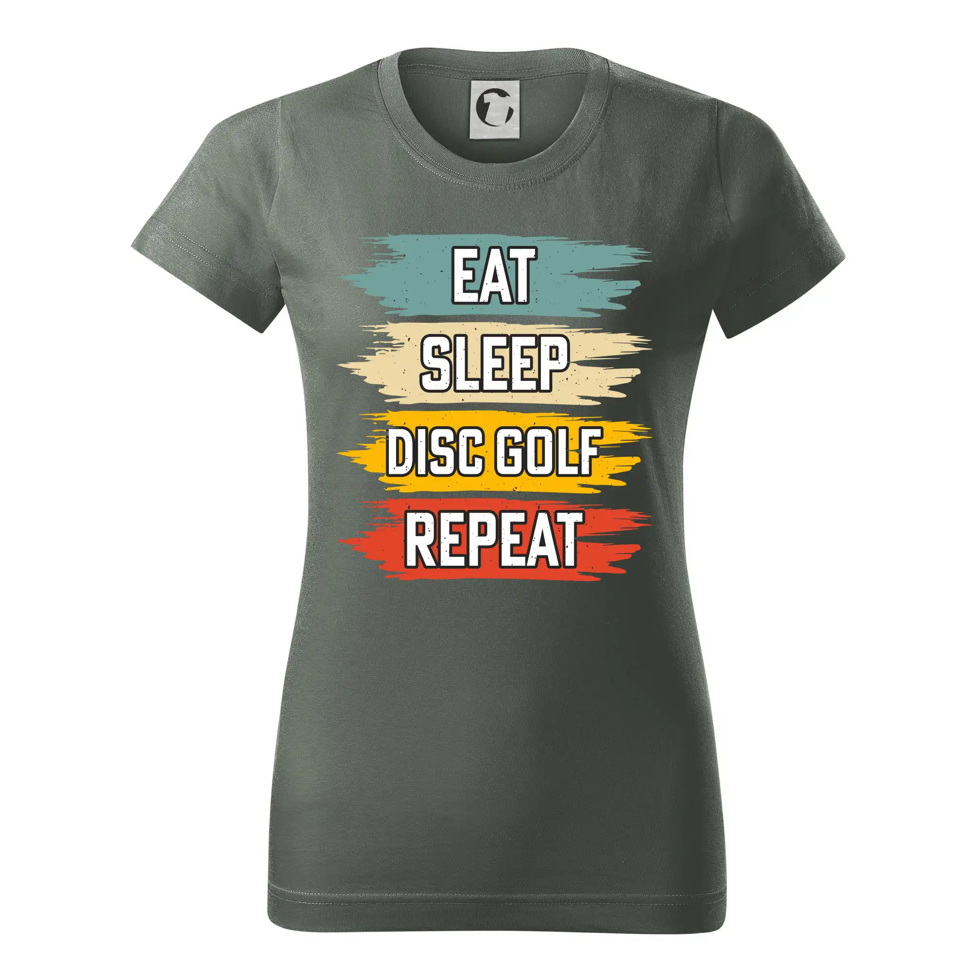 Disc Golf eat sleep barevné