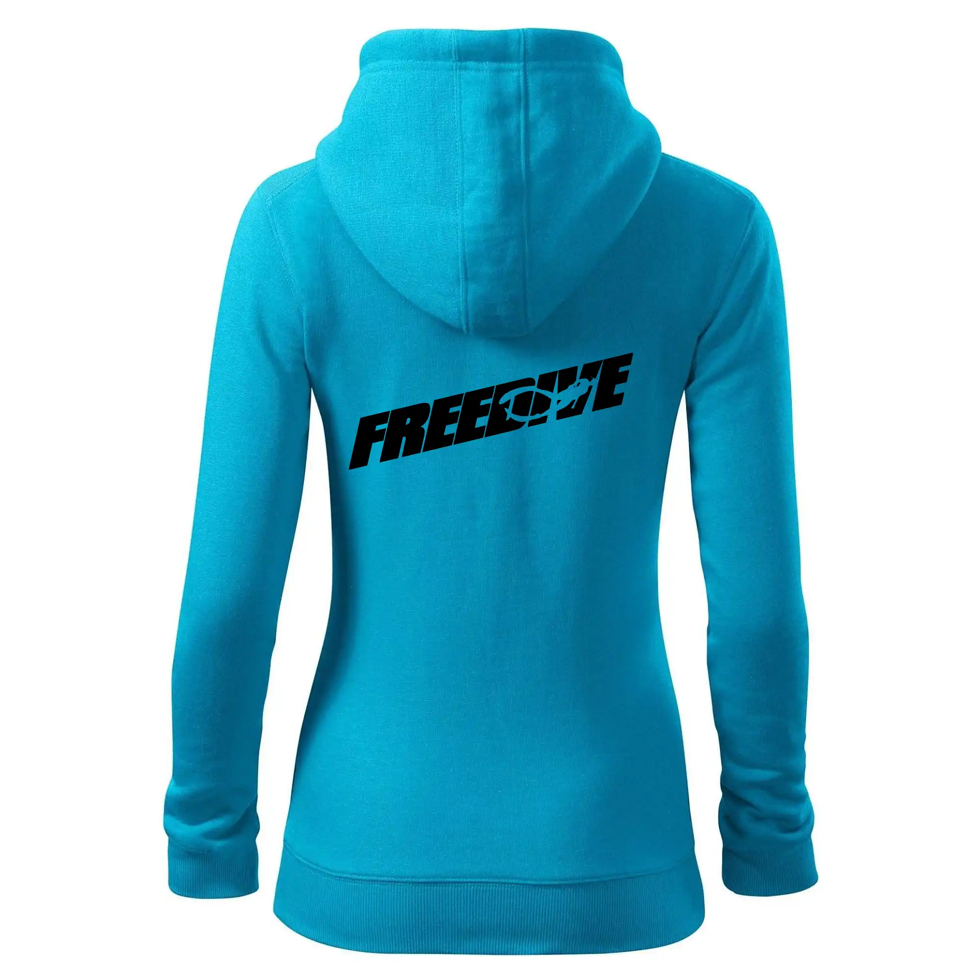 Freedive - nápis s potápěčem