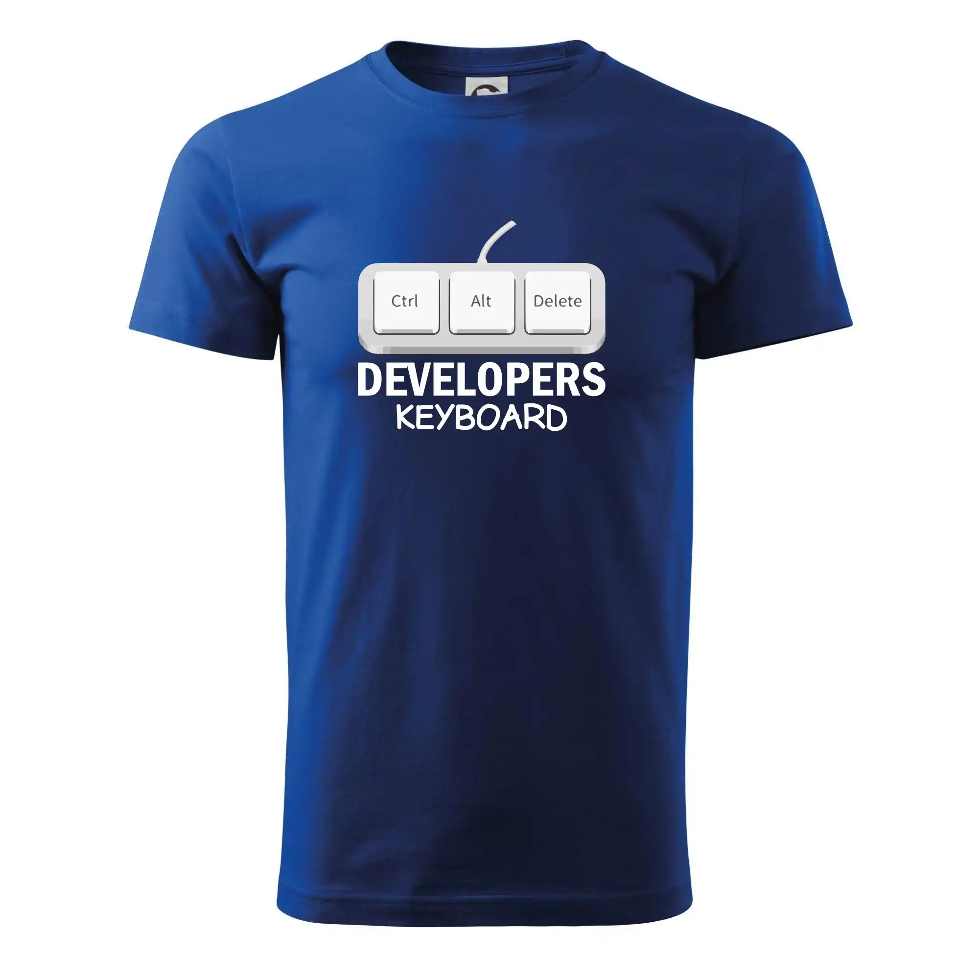 Tričká pre ajťákov - Developers keyboard - Tričko extra veľké  (5-8XL)
