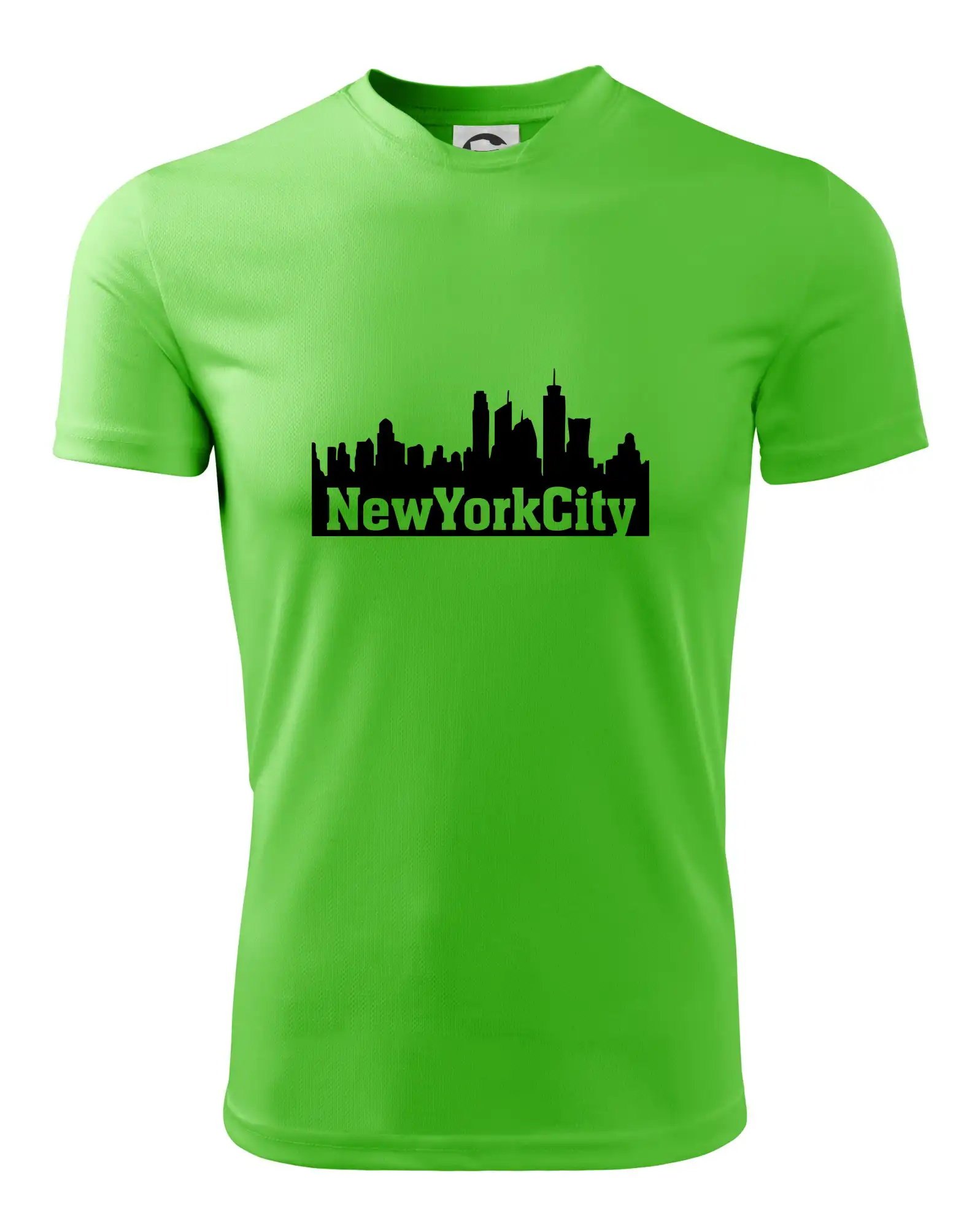 Tričká USA - New York City silueta - Pánske tričko Fantasy športové