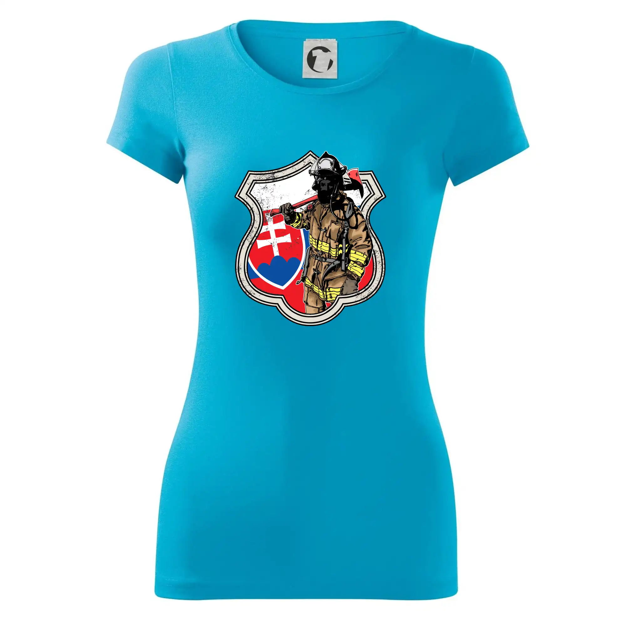 Originálne tričká pre hasičov - Slovenský hasič - Dámske tričko Glance - Priliehavejší strih