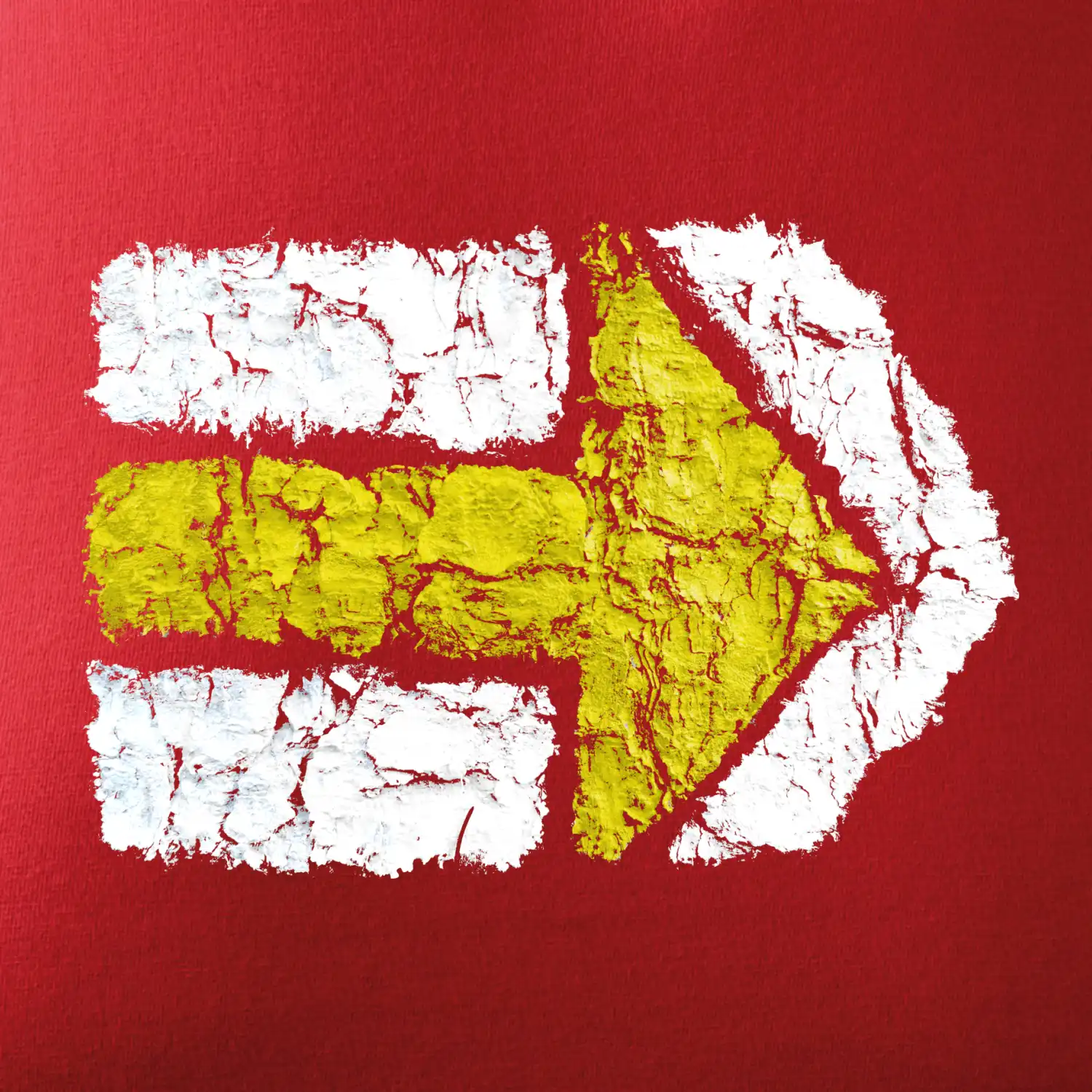 Párová turistická značka žlutá