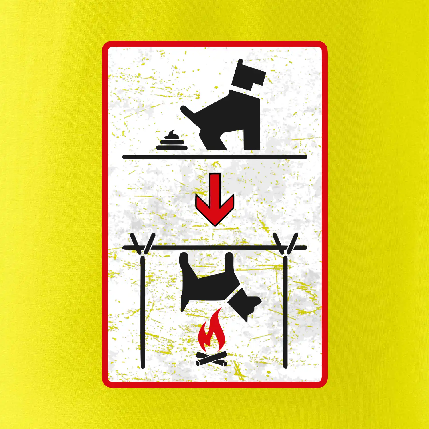 Tričko pro odpůrce sraní na chodníku