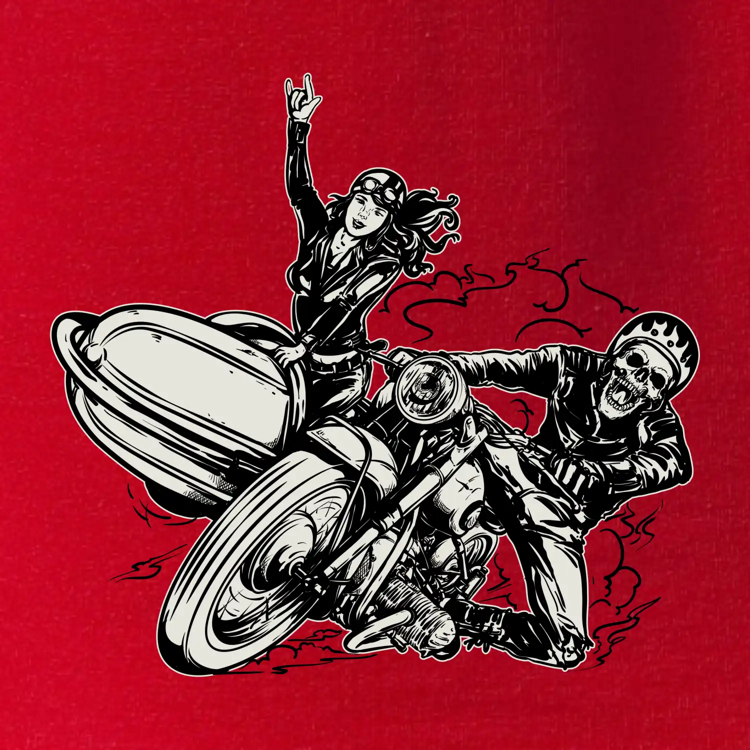Motorka se sajdkou