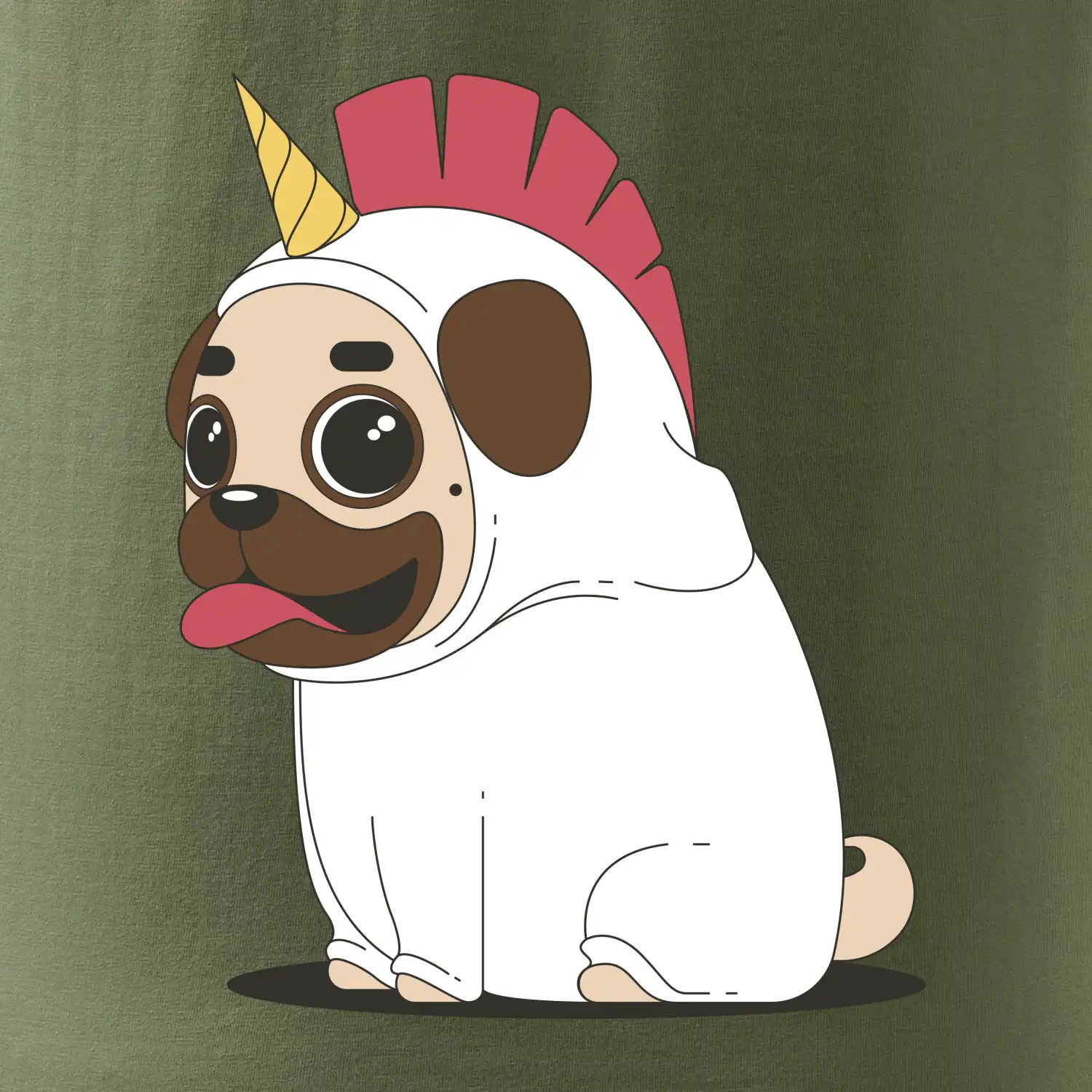 Mops a jednorožec