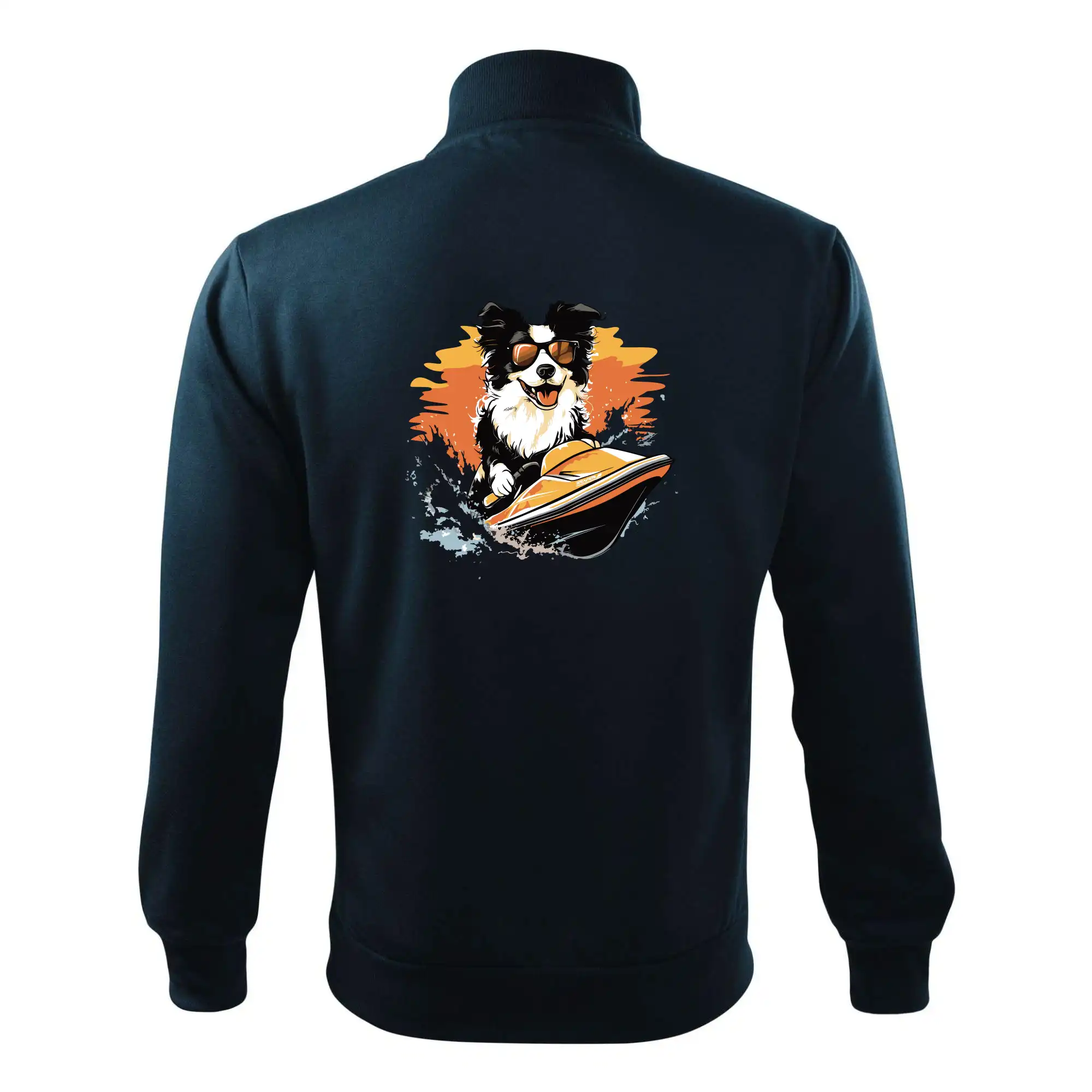 Border Kolie na vodním skútru