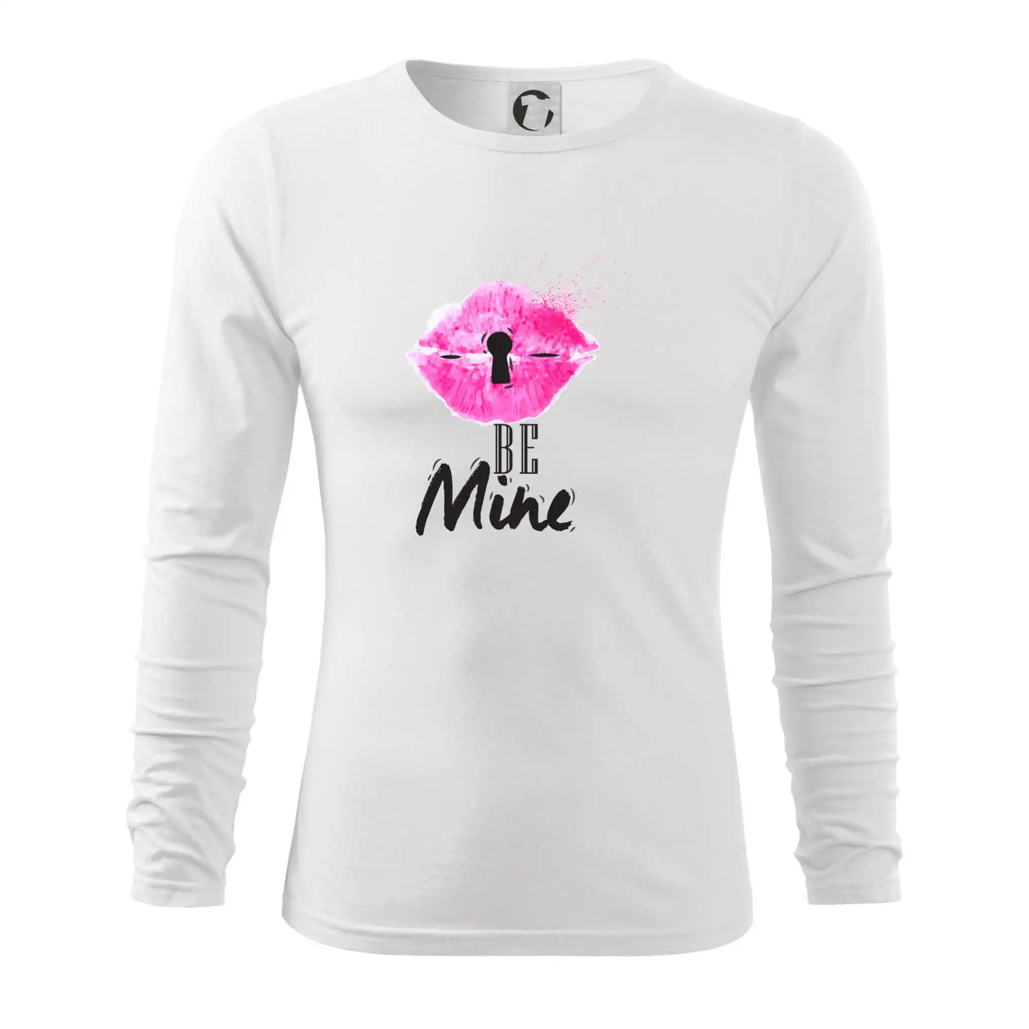 Tričká pre zamilovaných - Kiss be mine - Tričko s dlhým rukávom FIT-T long sleeve