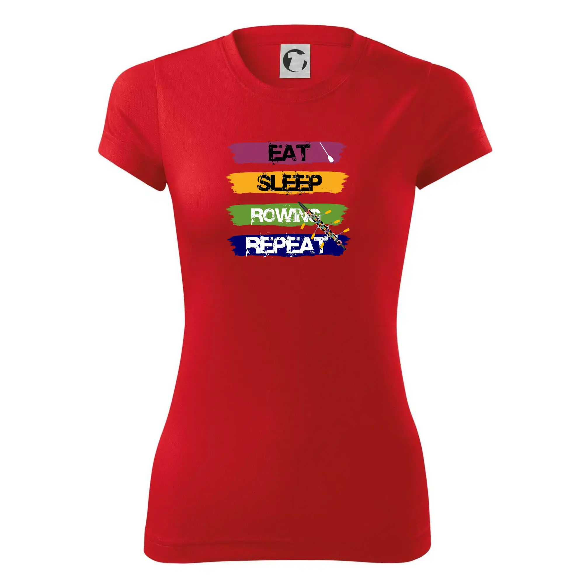 Eat sleep rowing repeat barevné