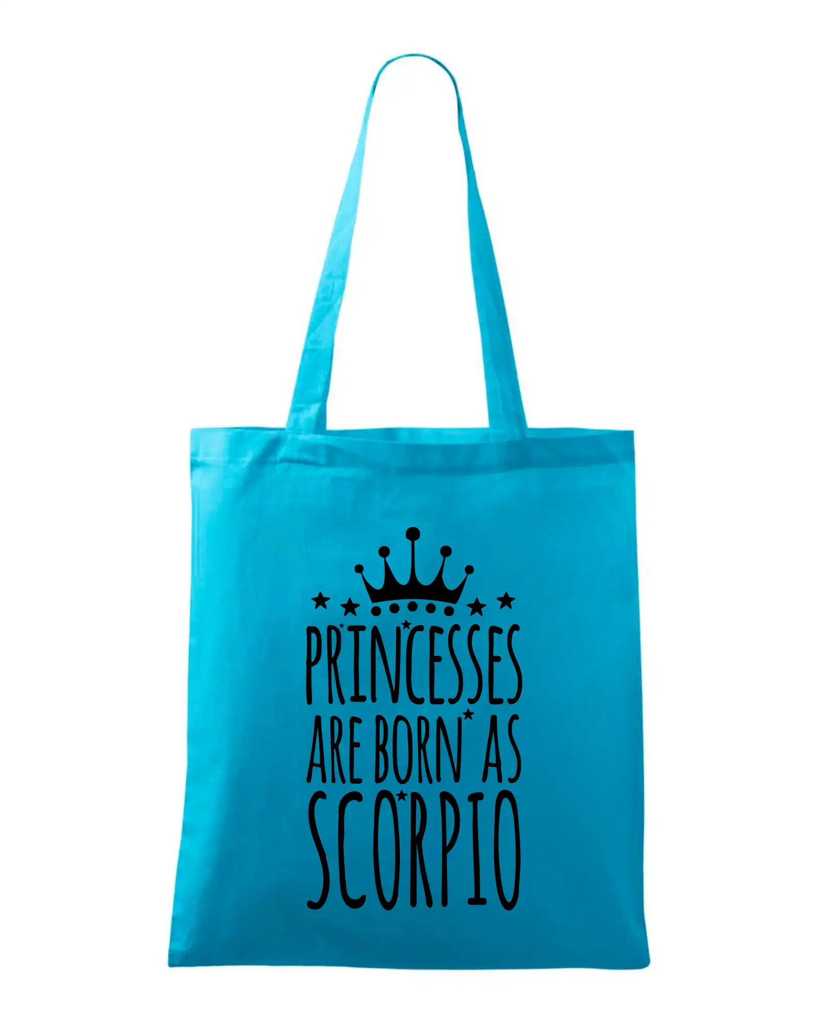 Tričká škorpión - Princesses are as born as Scorpio - Škorpión - Taška bavlnená
