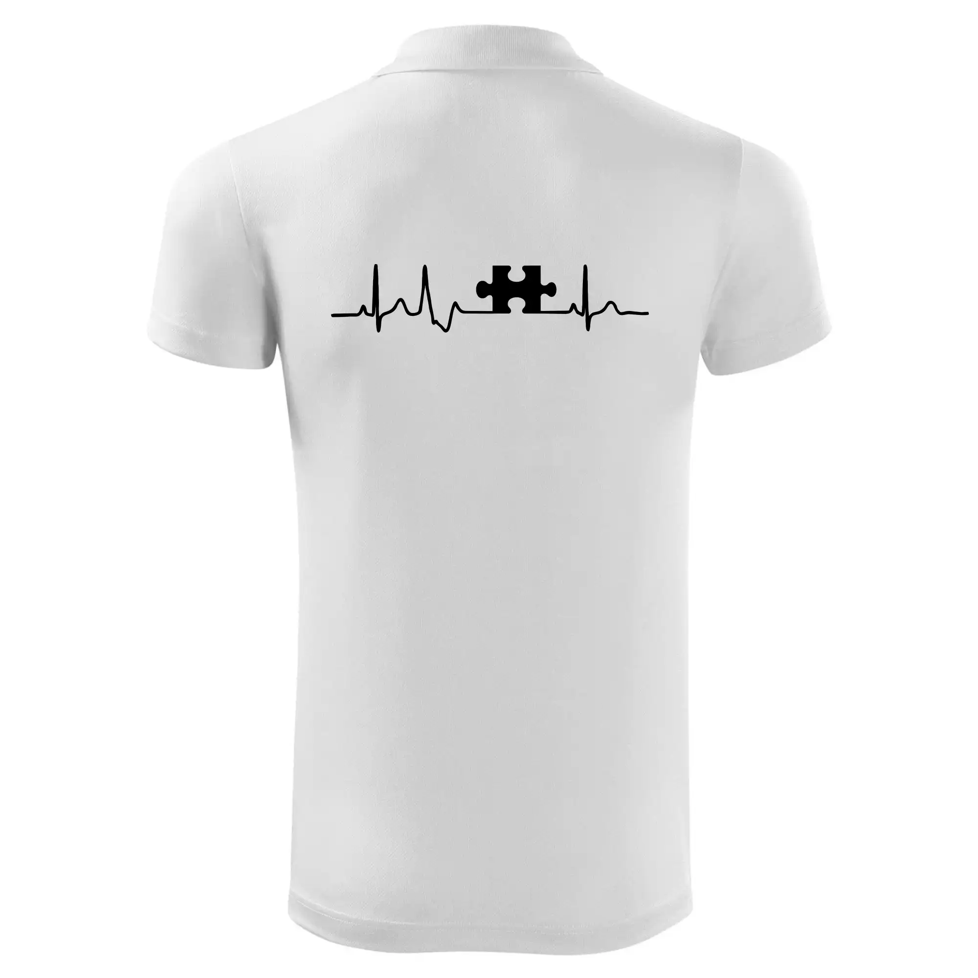 Tričká pre zamilovaných - EKG puzzle párové - Polokošeľa Victory (športové)