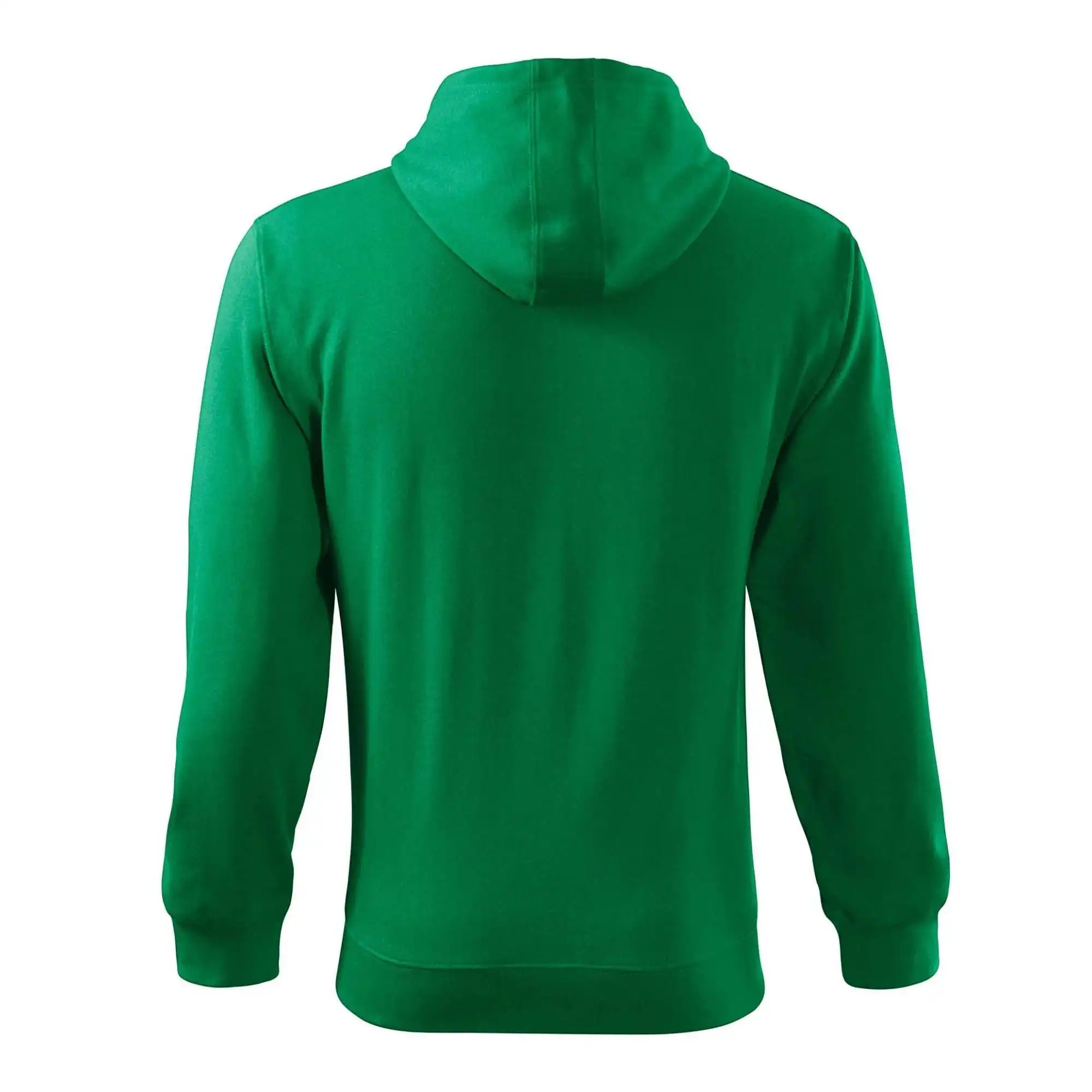 MyShirt tričká - Zelené tričko - Mikina s kapucňou na zips trendy zipper