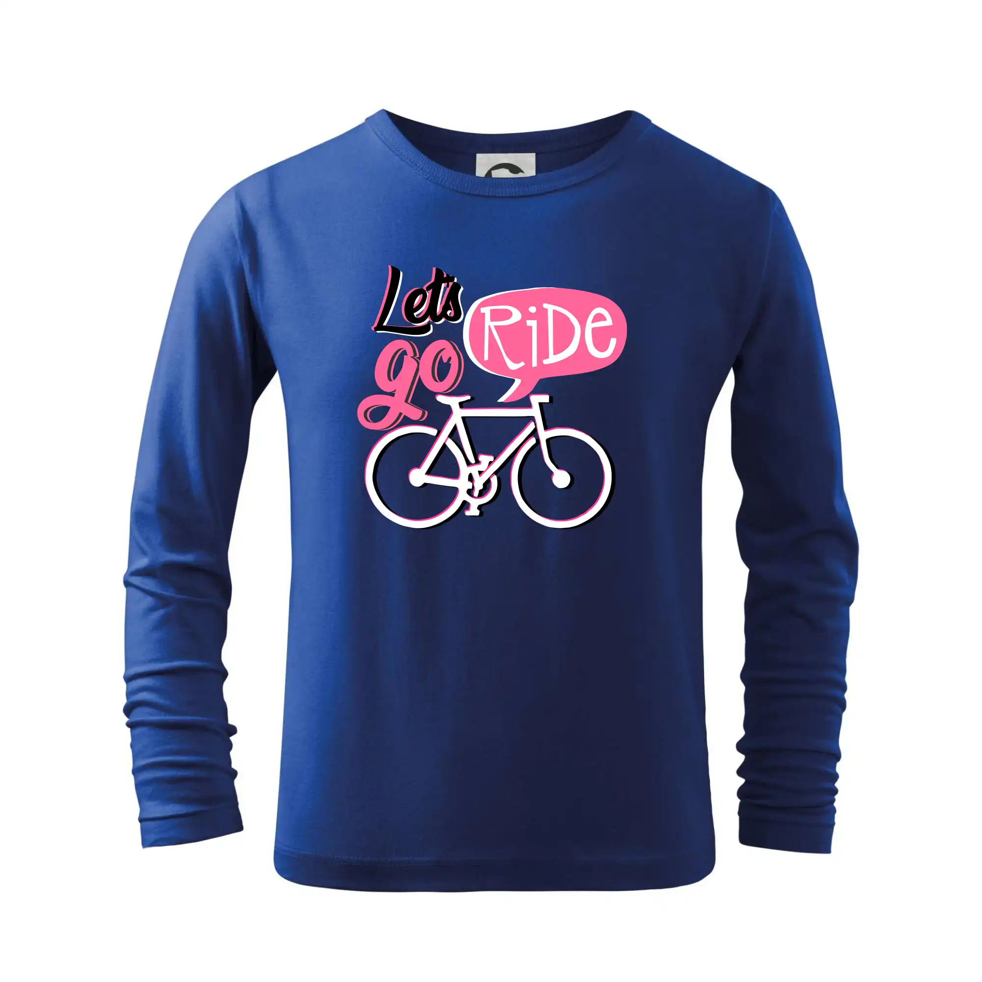 Tričko ako darček pre cyklistu - Lets go ride - Tričko detské Long Sleeve