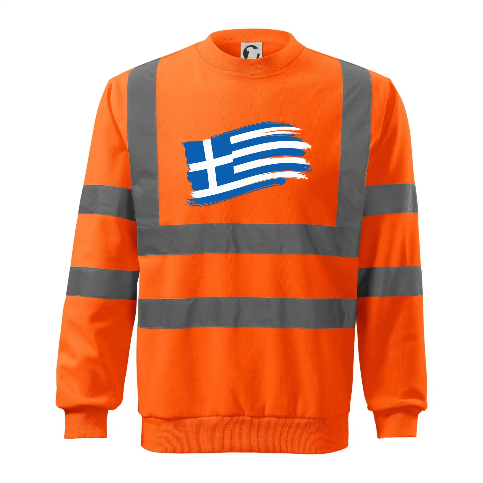 Řecko vlajka - štětkou