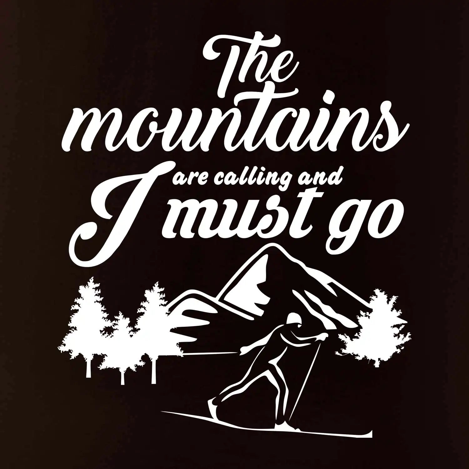 The mountains are calling běžkař