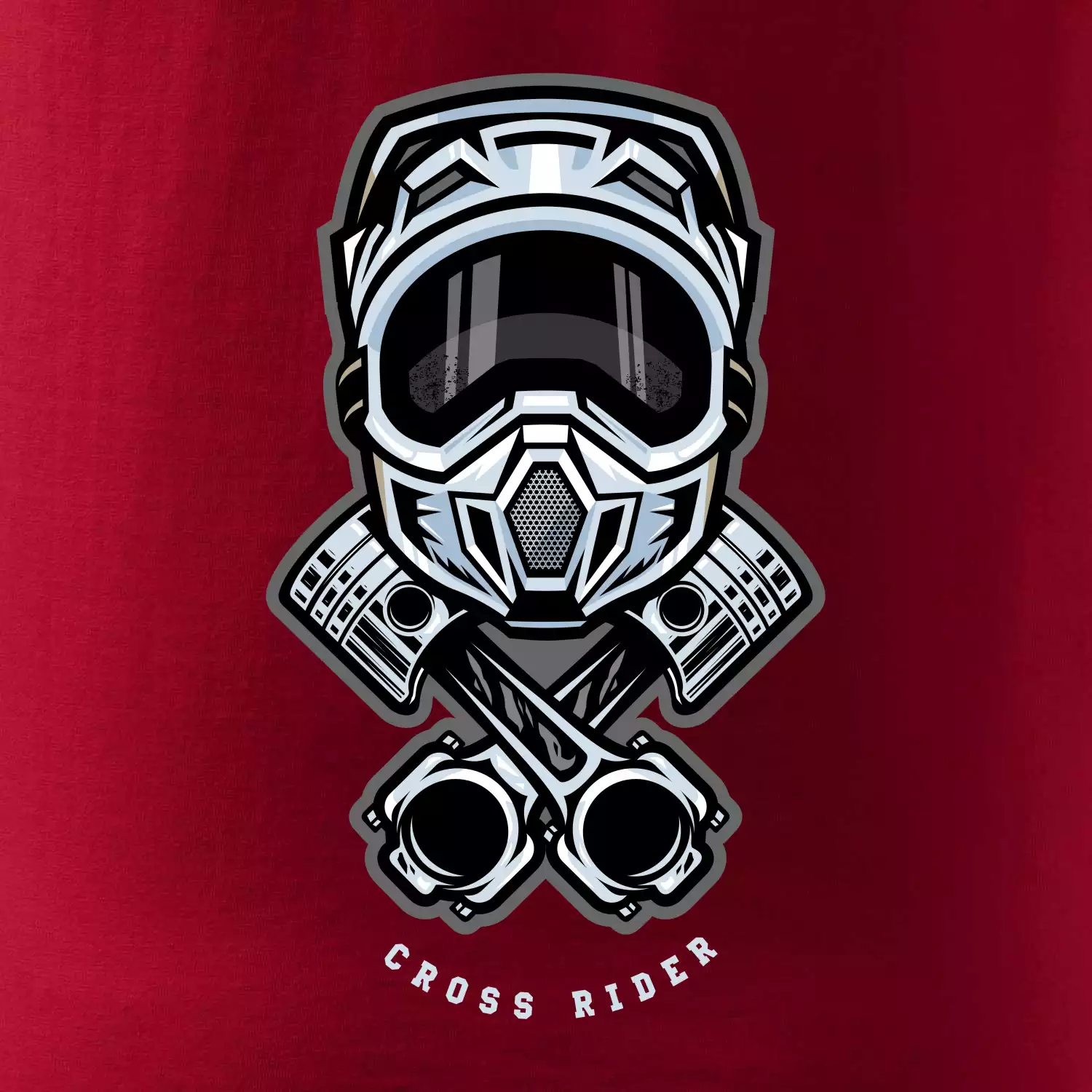 Cross rider písty helma