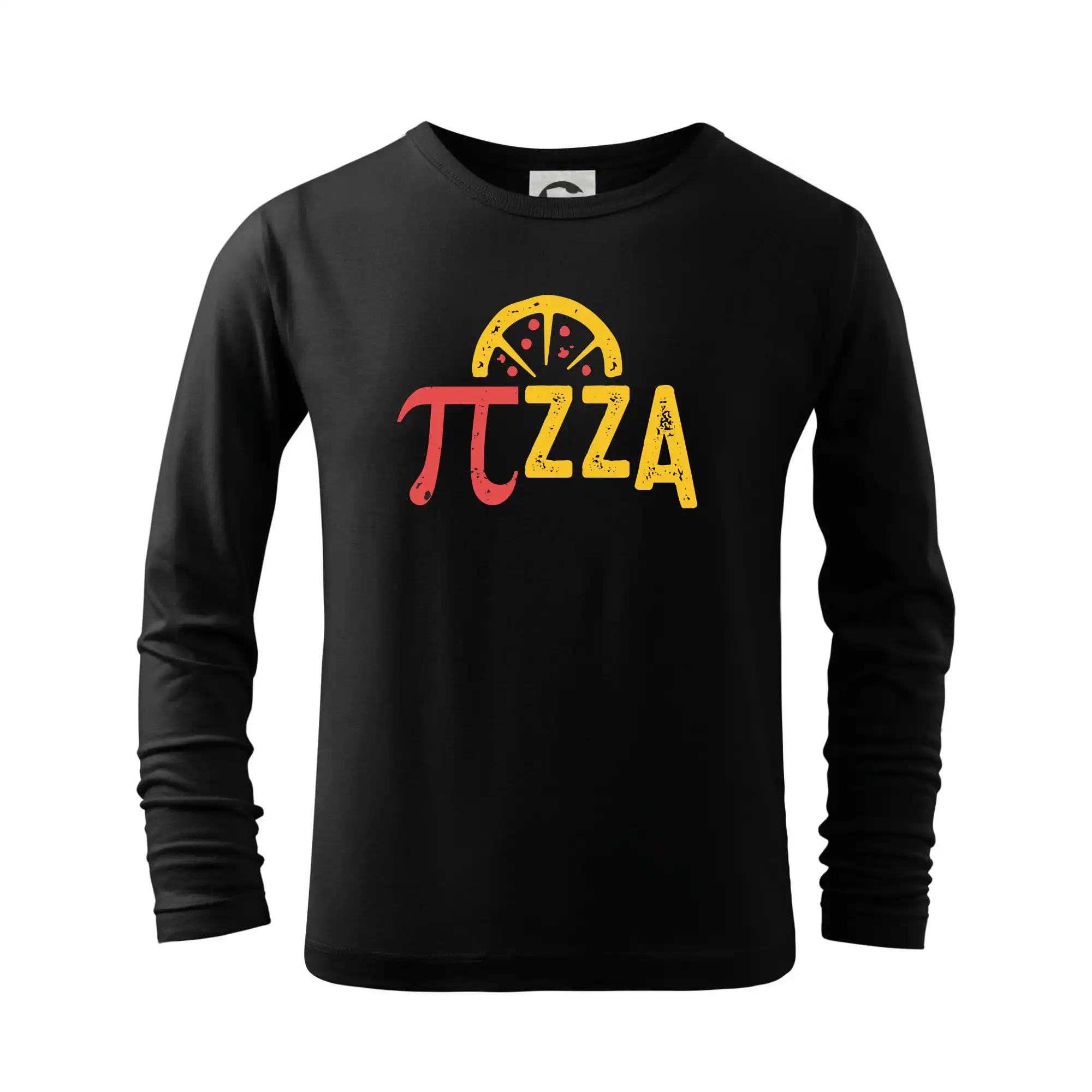 Vtipné tričká pre matematiky - Pi- za pizza - Tričko detské Long Sleeve
