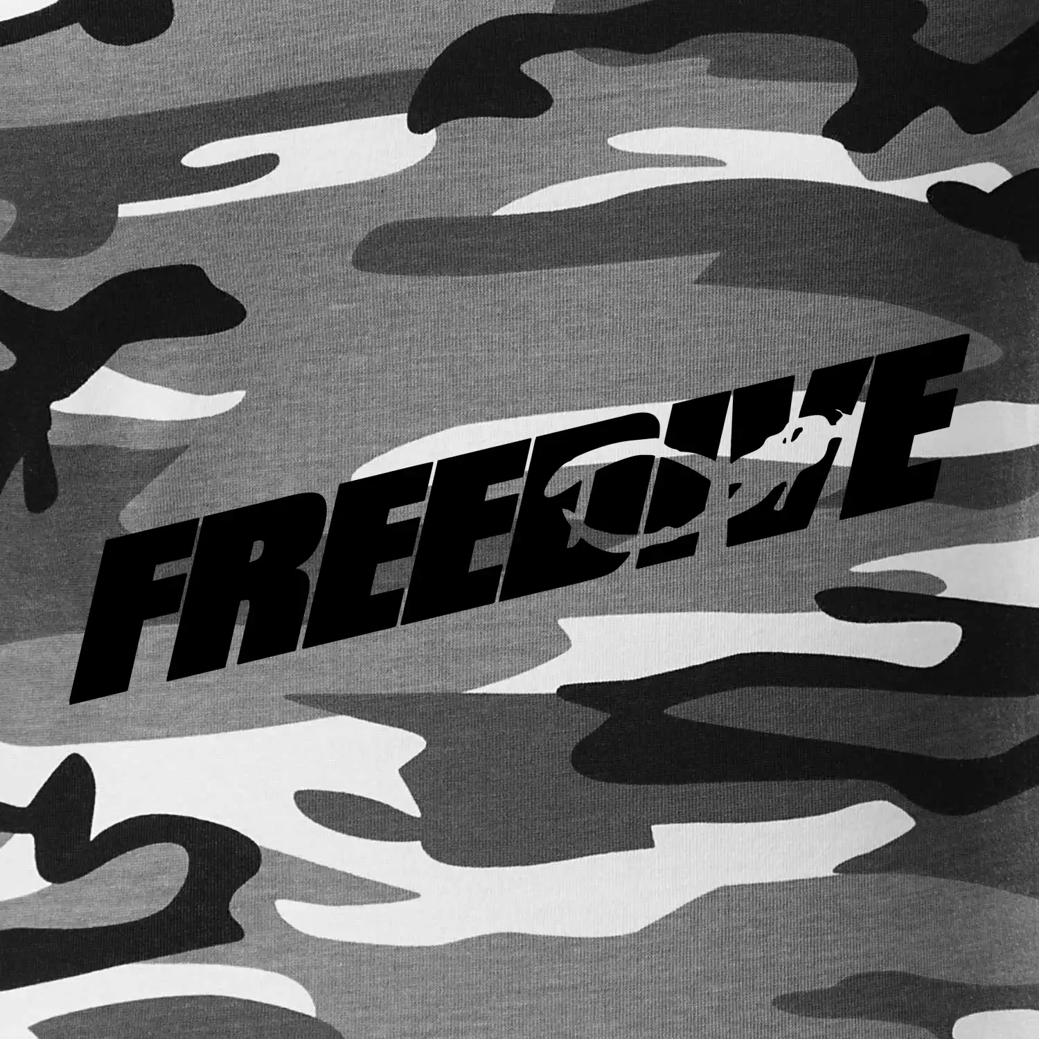 Freedive - nápis s potápěčem