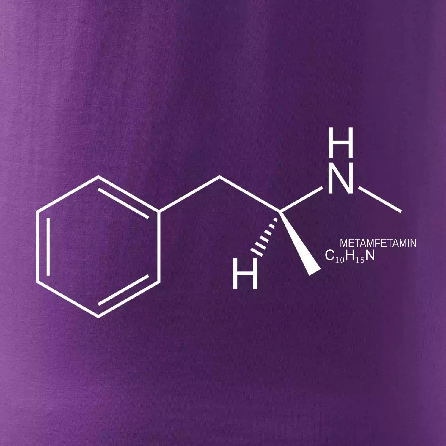 Molekulární struktura pervitin