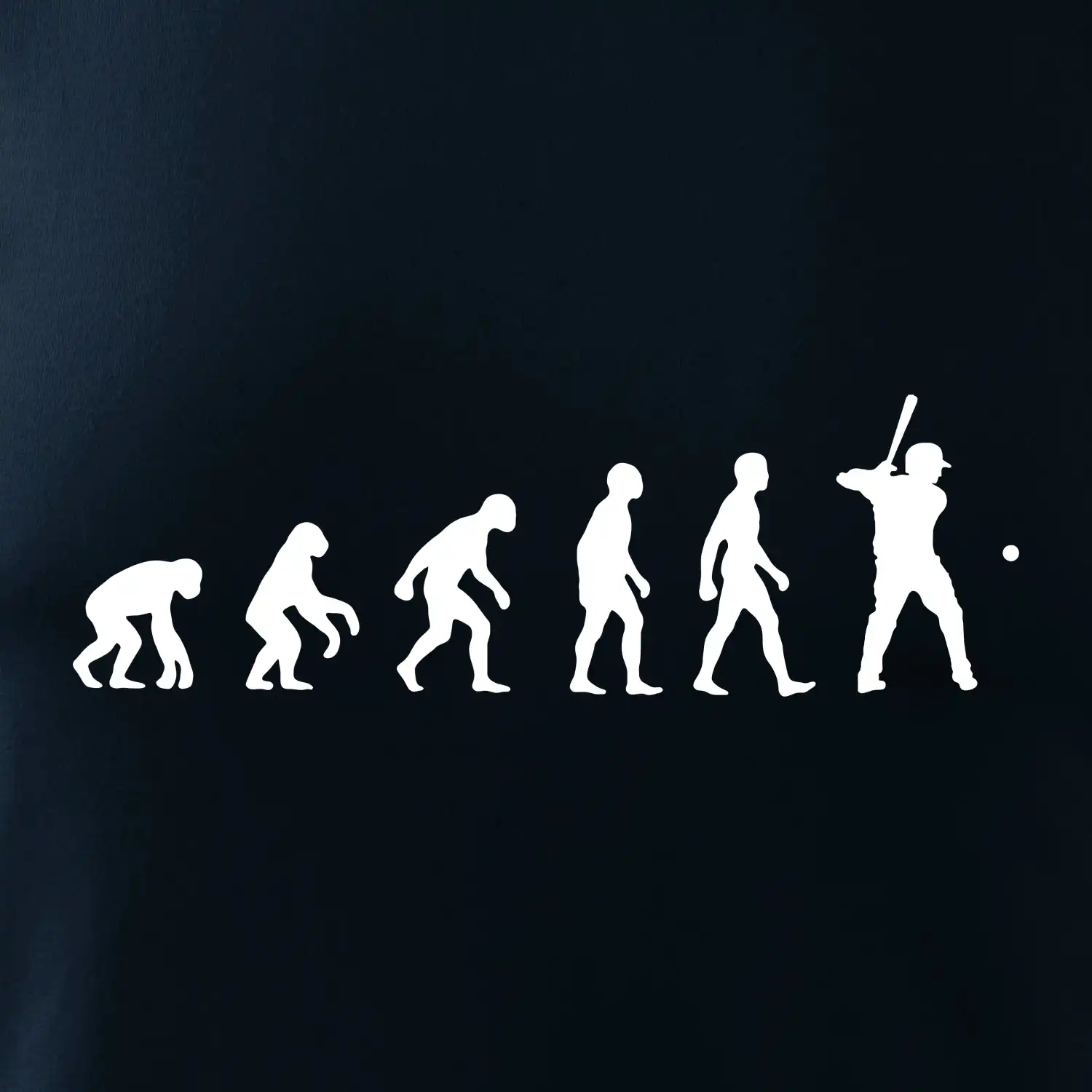 Evoluce baseball pálkař nápřah + míček