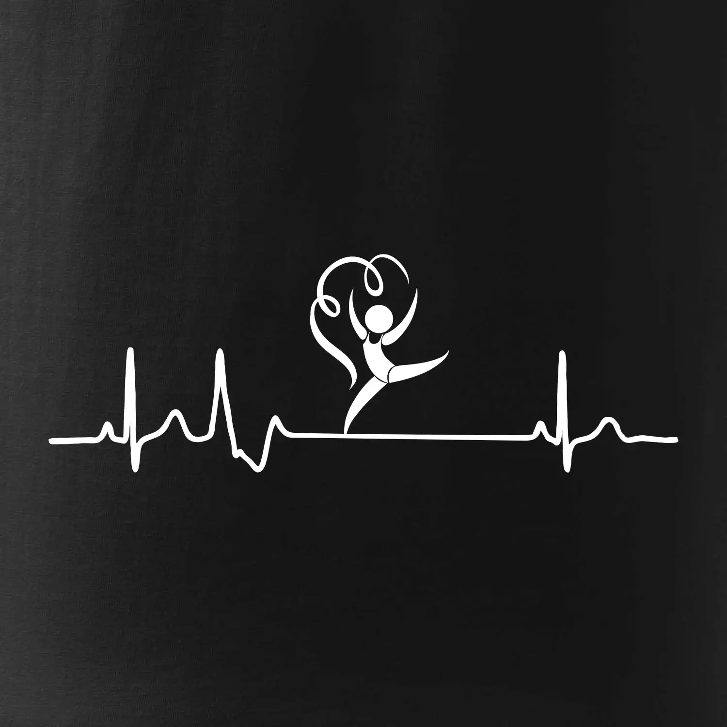 EKG moderní gymnastika stuha