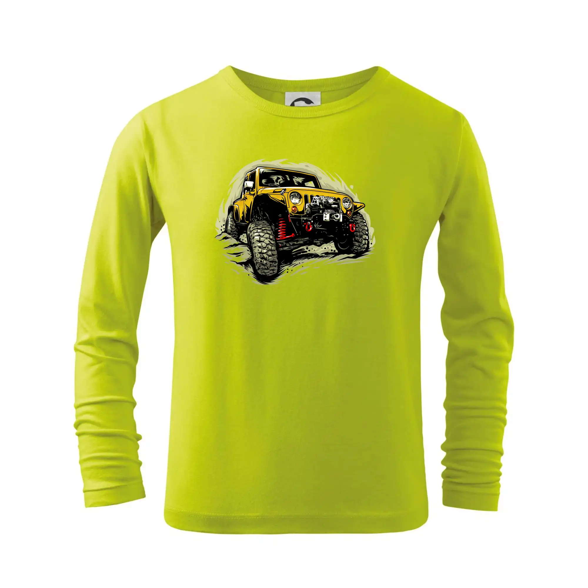 Žlutý offroad s navijákem