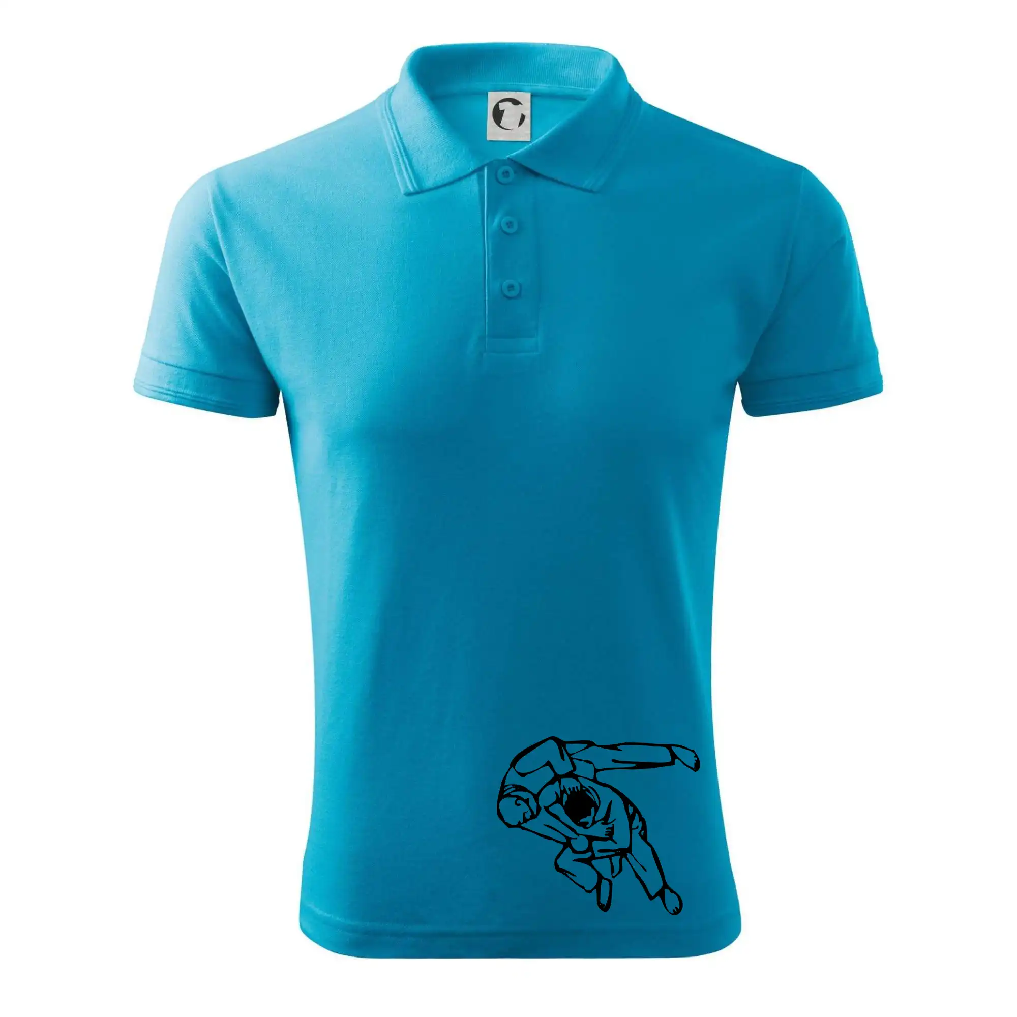 Judo nápis + postavy