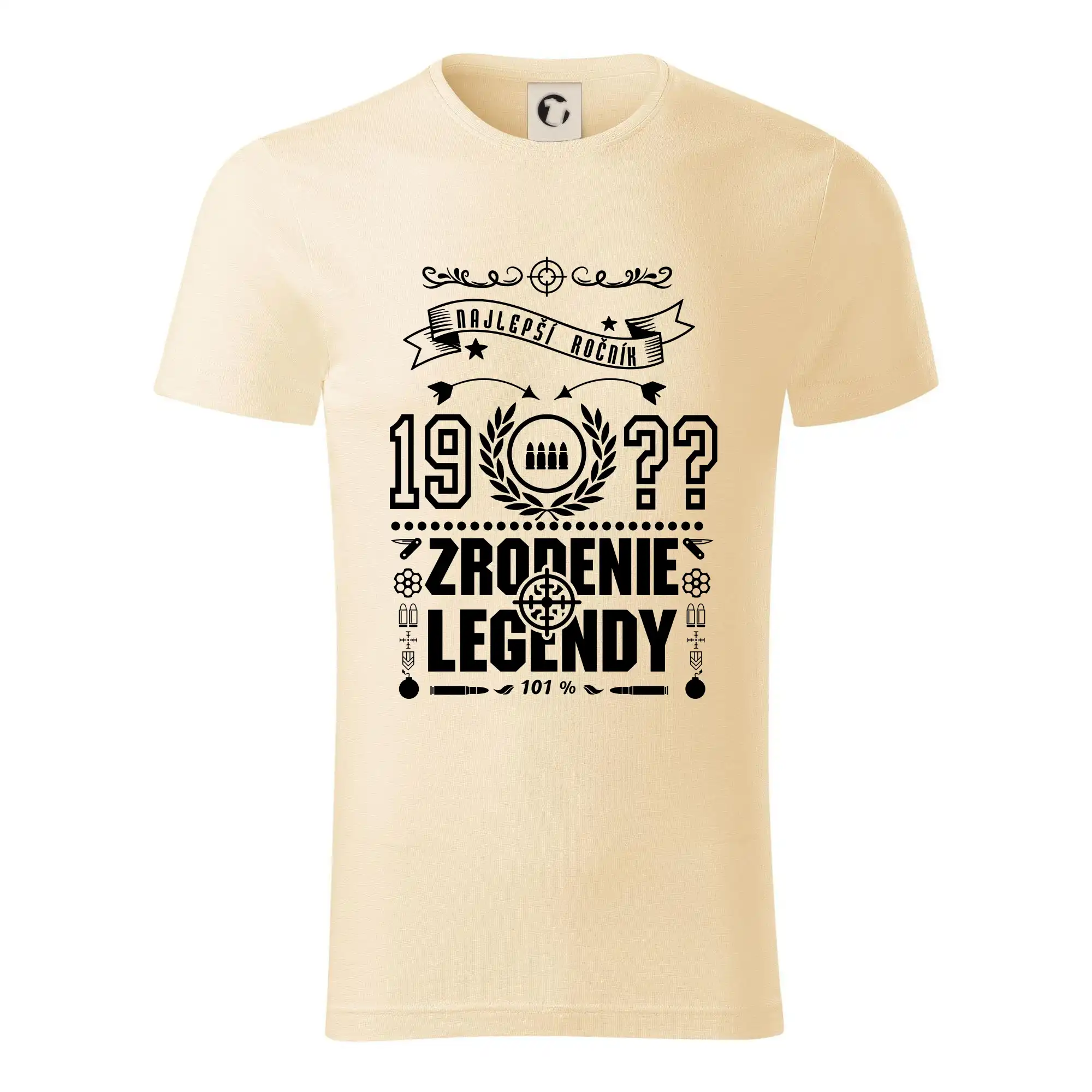 Vojenská tričká s potlačou - Zrodenie legendy - pre vojaka - Tričko z organickej bavlny