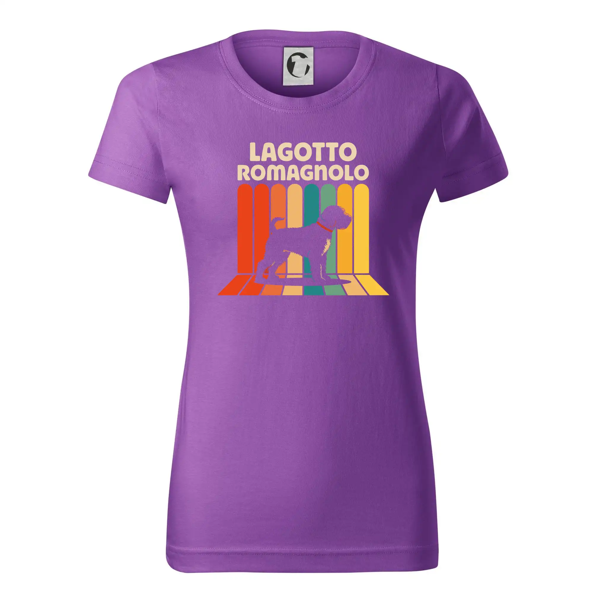 Ostatné psie plemená - Lagotto romagnolo vintage - Dámske tričko basic - ľahko voľnejšie a dlhšie